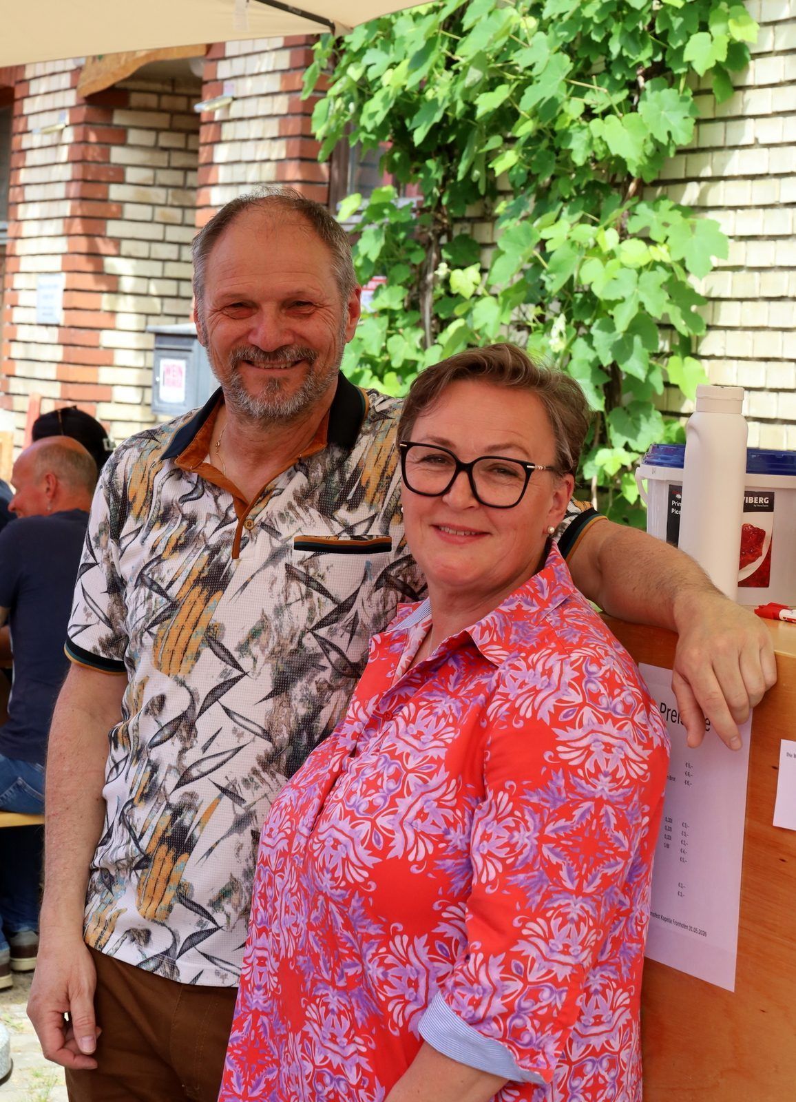 Kapellengemeinschaftsobfrau Waltraud Immler mit Ehemann und Organisationstalent Helmut