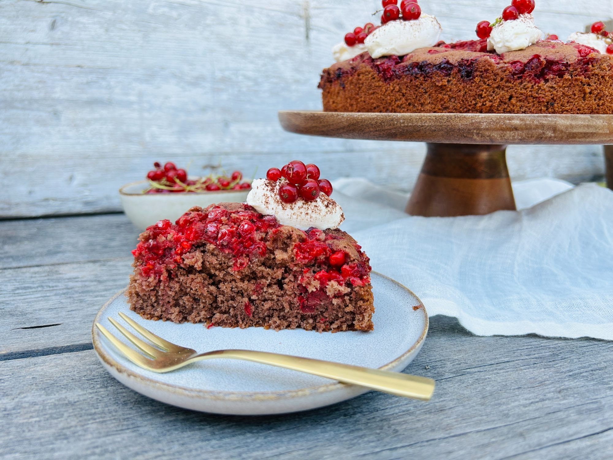 Schoko-Johannisbeer-Kuchen