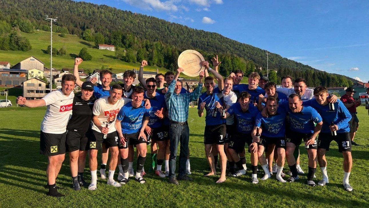Riefensberg ist überlegener Vorarlbergligameister. VEREIN