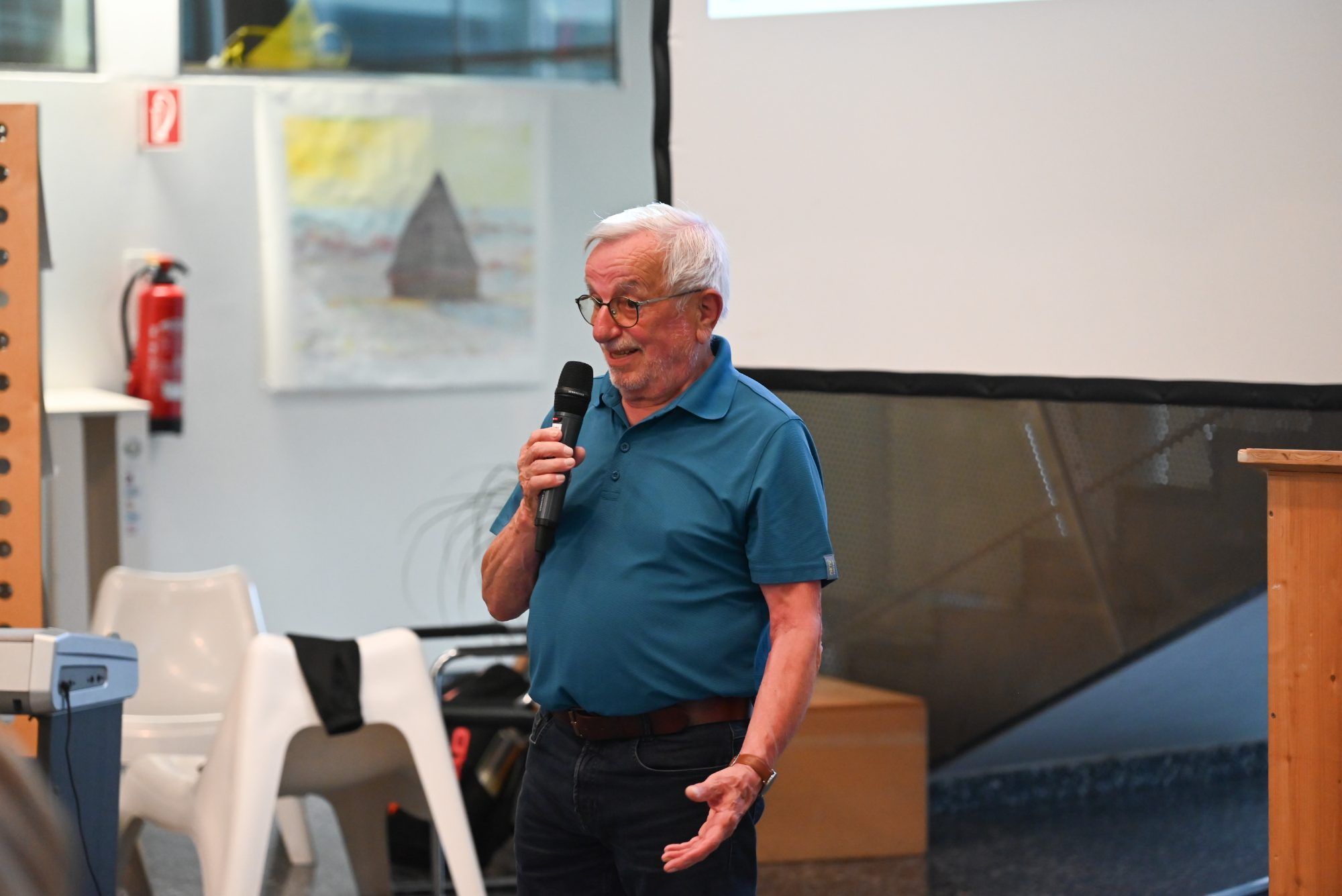 Georg Künz, Obmann vom Klimabündnis Vorarlberg, betonte, dass wir Verantwortung für unsere Welt haben. Wir haben nur eine.