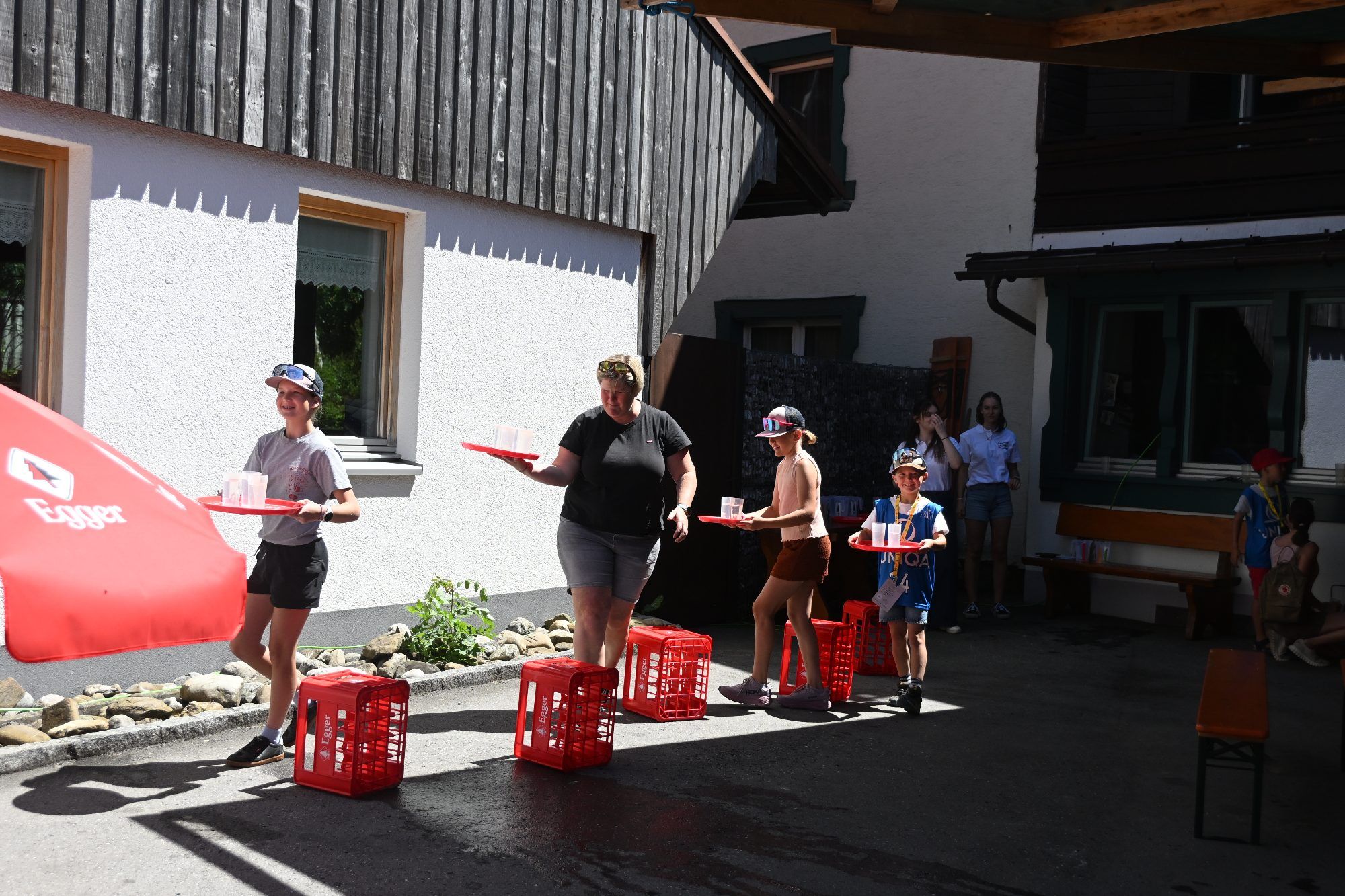 Tablettlauf beim Gasthof Falken