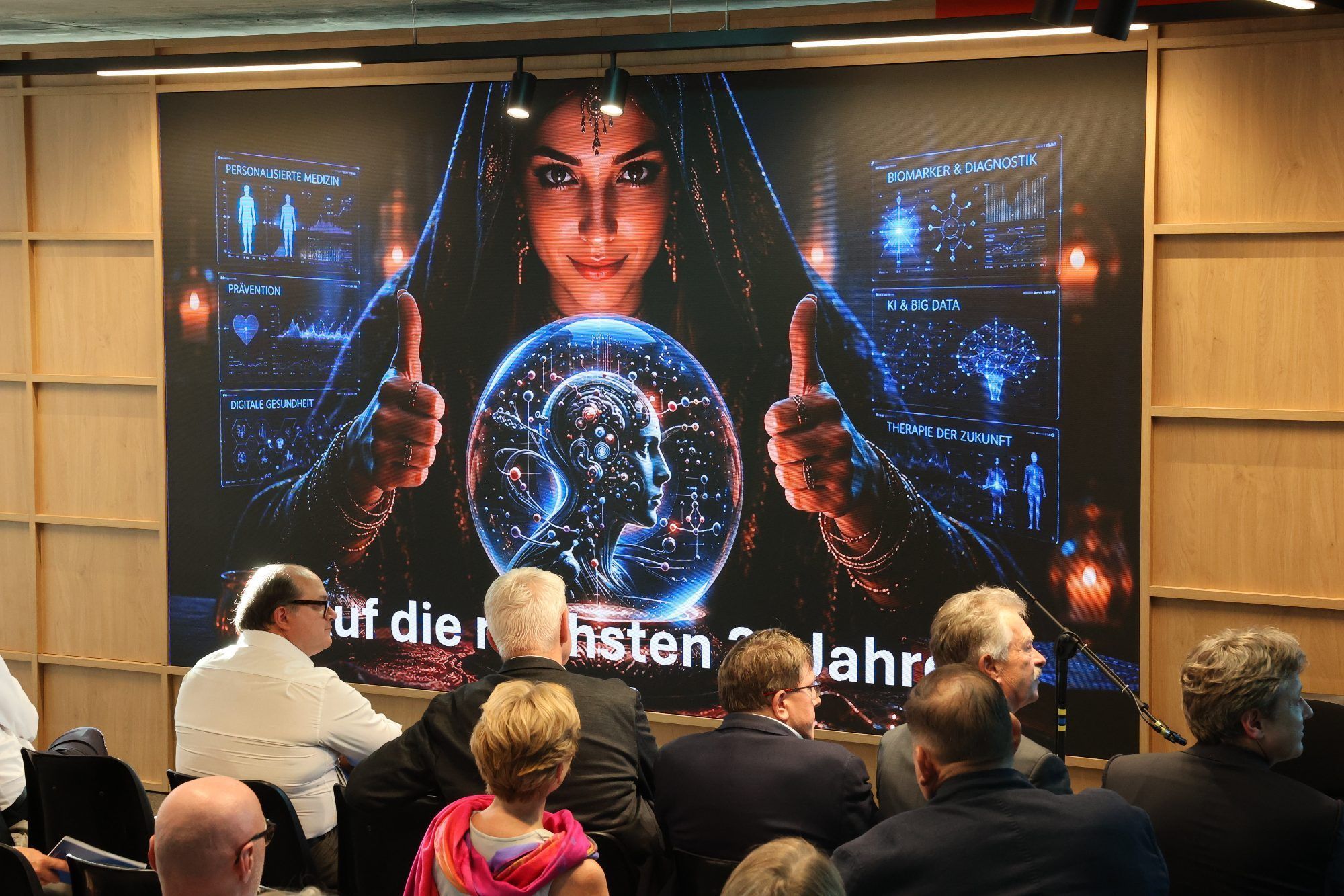Blick in die Glaskugel.