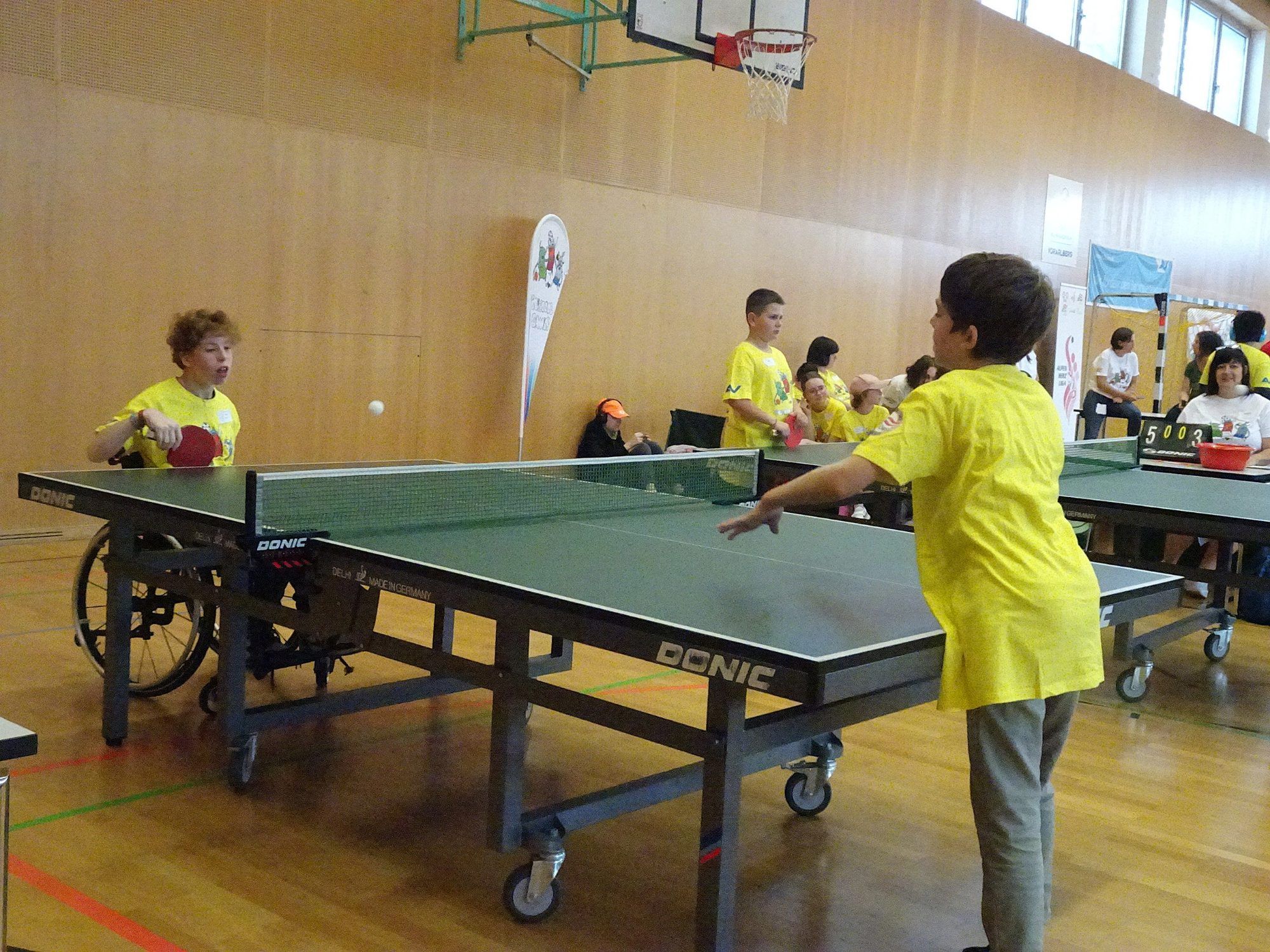 Besonders beliebt waren auch heuer die Tischtennisbewerbe.