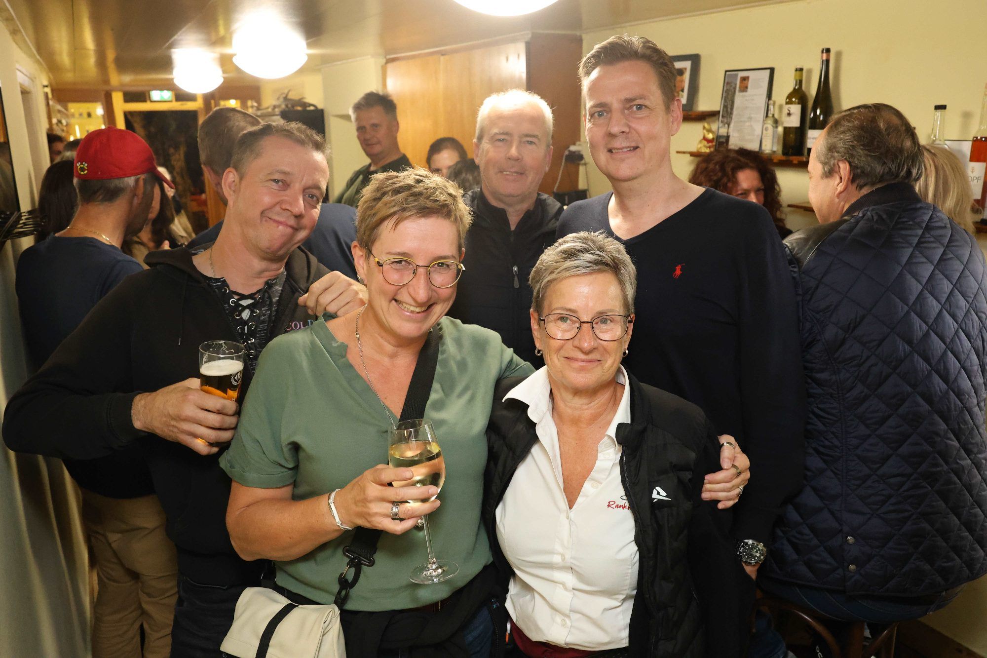 Christian und Kathi Breuß, Manni Lins und Cousin Roland MArte mit 