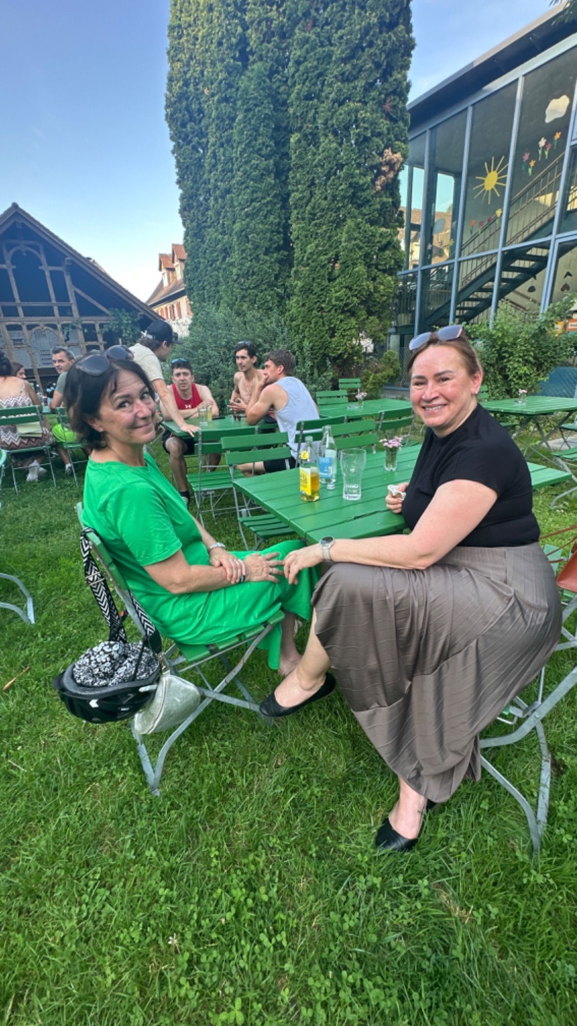 Petra und Dali nutzten den Event für ein gemütliches Schwätzchen.
