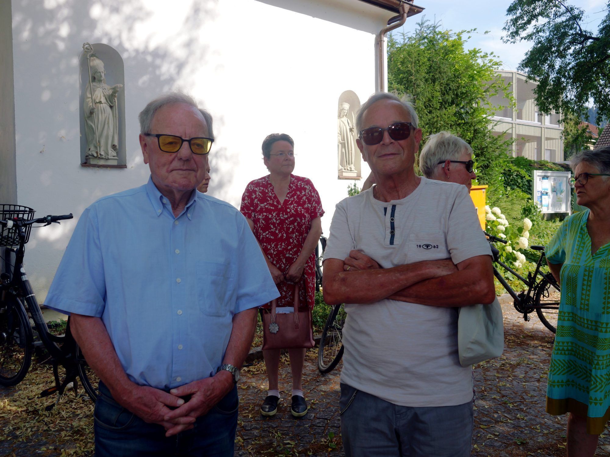 Klaus Martin und Erwin Büchel gehörten zu den interessierten Gästen.