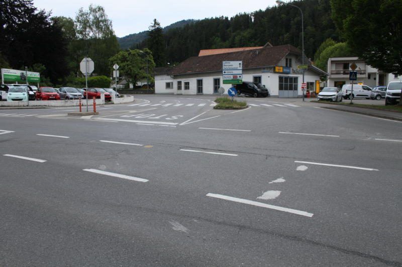 Kreisverkehr Nord wird gebaut. 