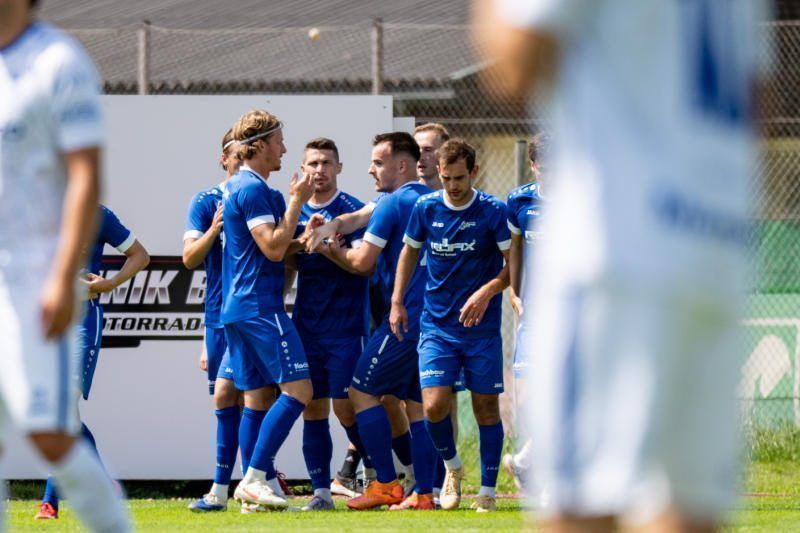 Tor für Röthis im Topspiel gegen Lochau. 