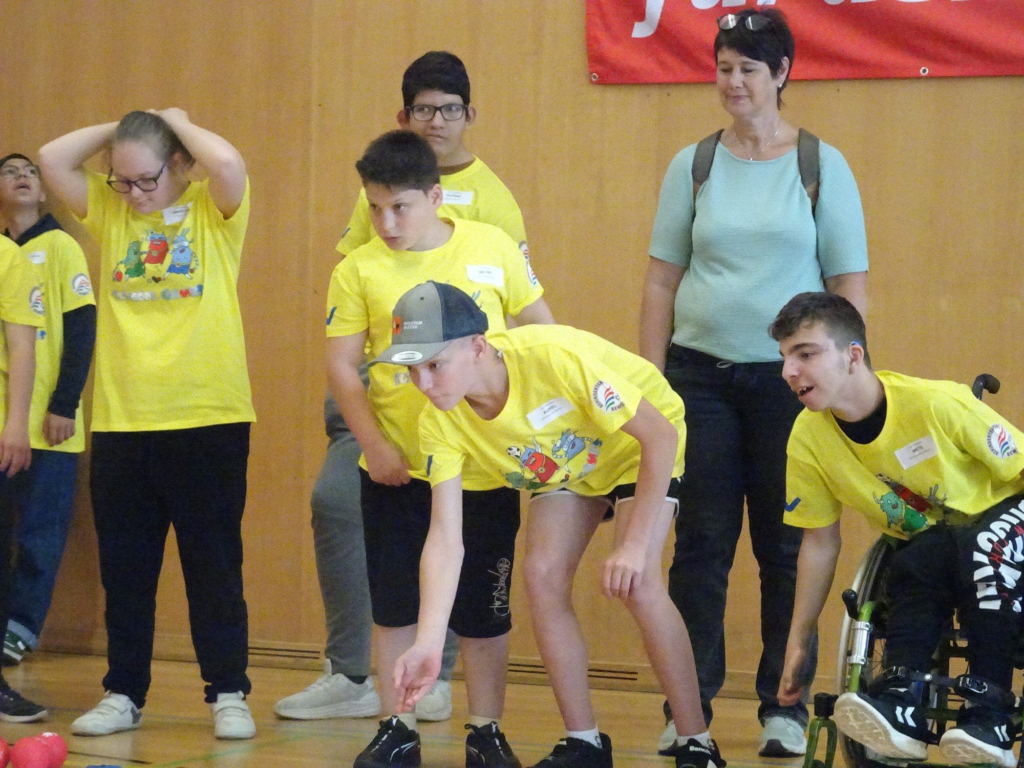 Beim Boccia waren Konzentration, Geschick und jede Menge Freude gefragt.
