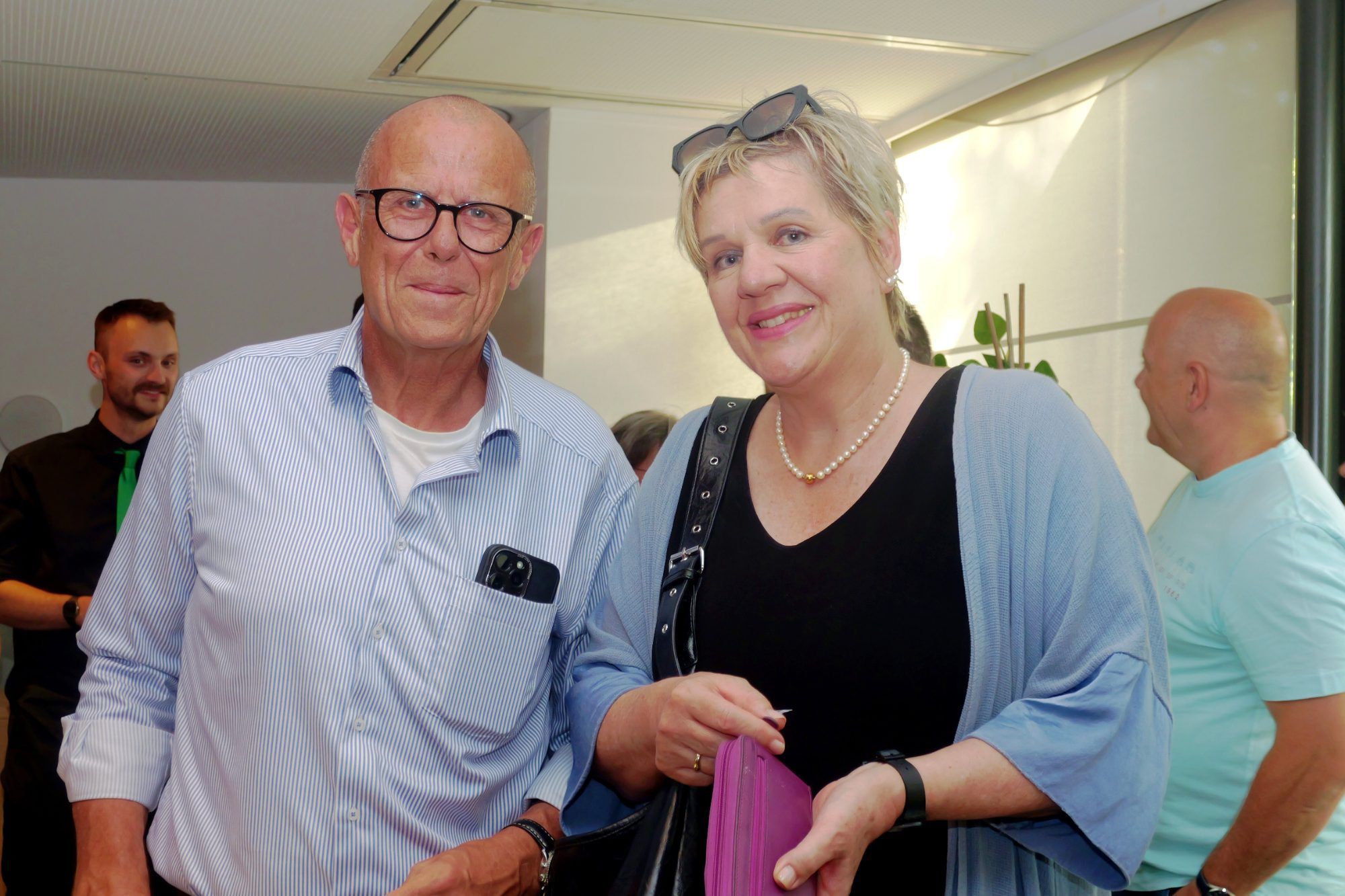 Auch Bürgermeister Walter Gohm und Vizebürgermeisterin Michaela Gort weilten unter den Konzertgästen.