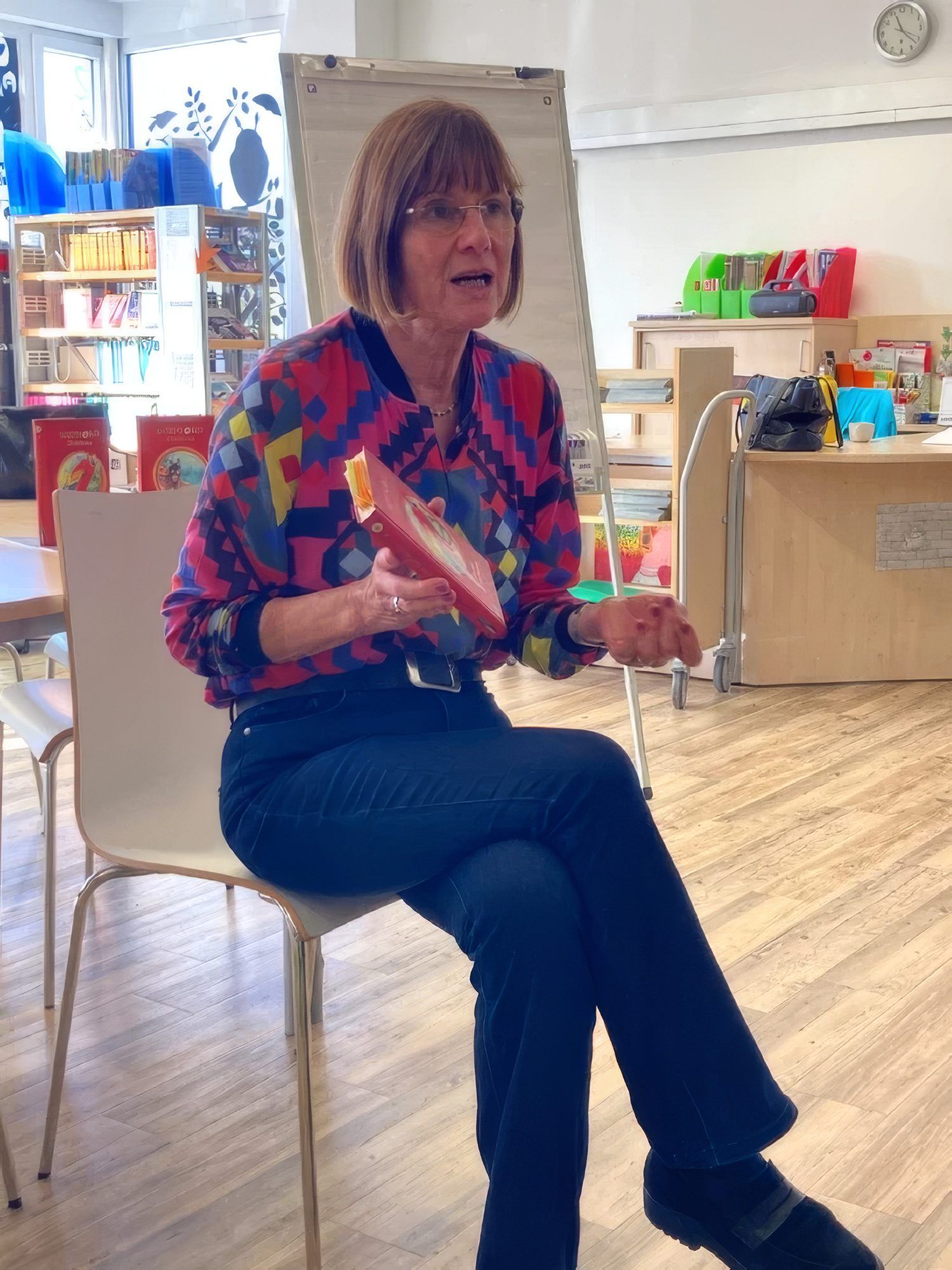 Anna Reiss aus Norddeutschland liest zum ersten Mal auf der Buch am Bach.