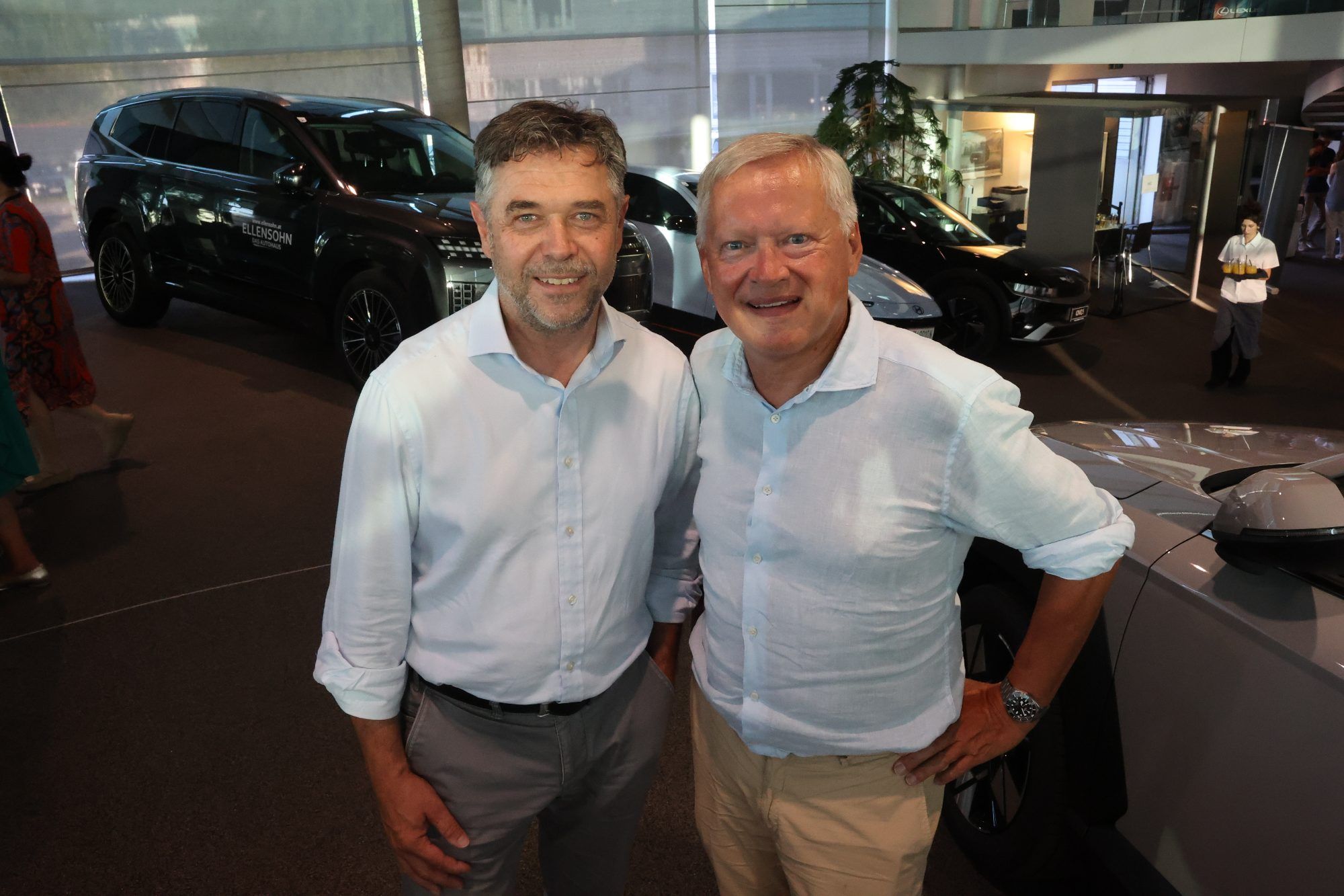 Harald Moosbrugger (Land Vorarlberg) und Michael Hollersbacher (WKV).