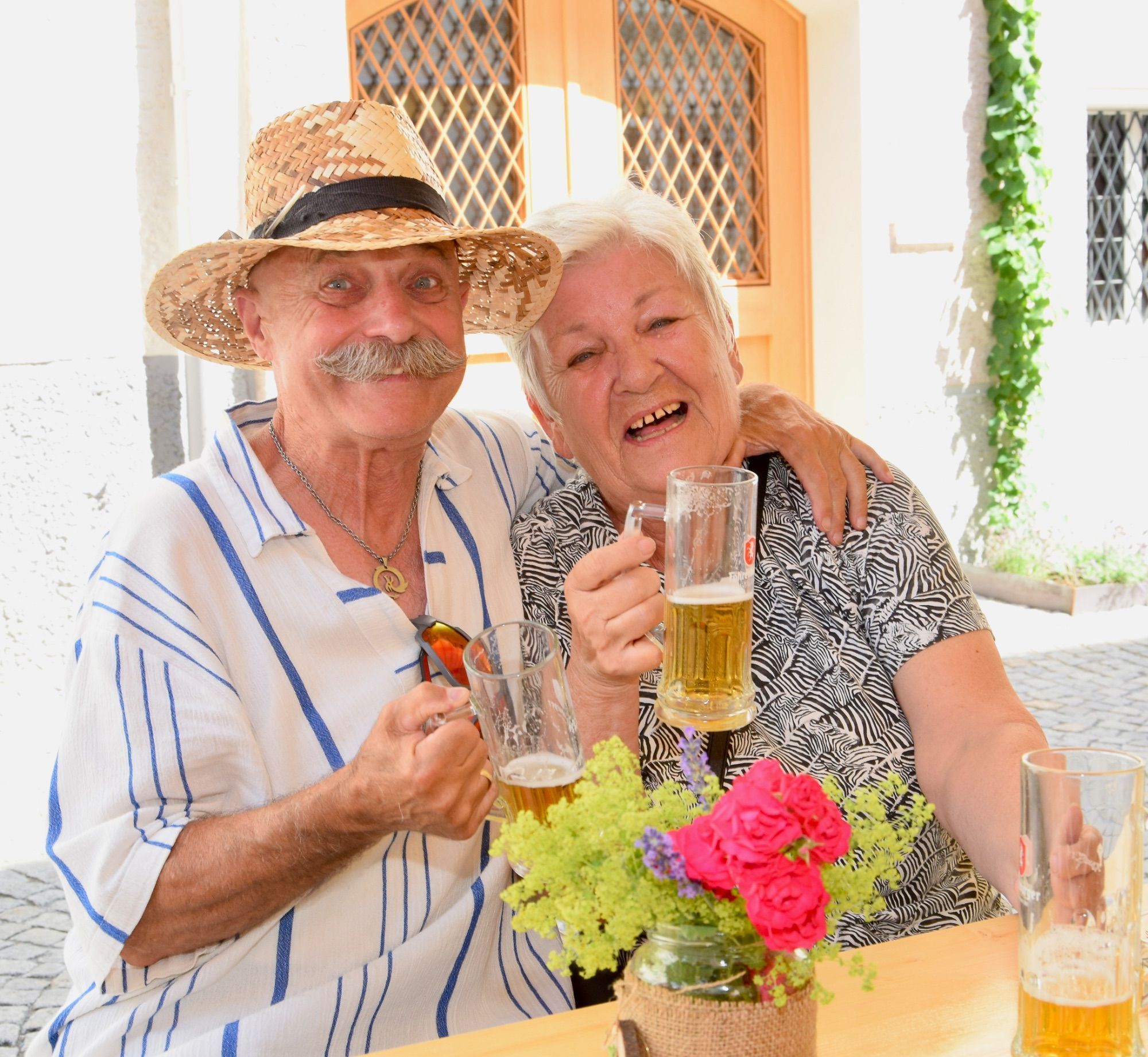 Reiner und Adelheid Küster genossen das Fest in vollen Zügen.