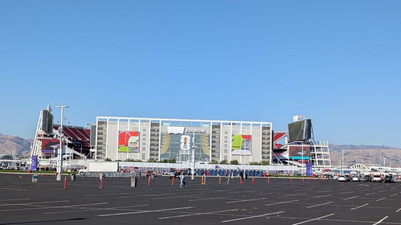 Friedliche Stimmung vor dem Spiel