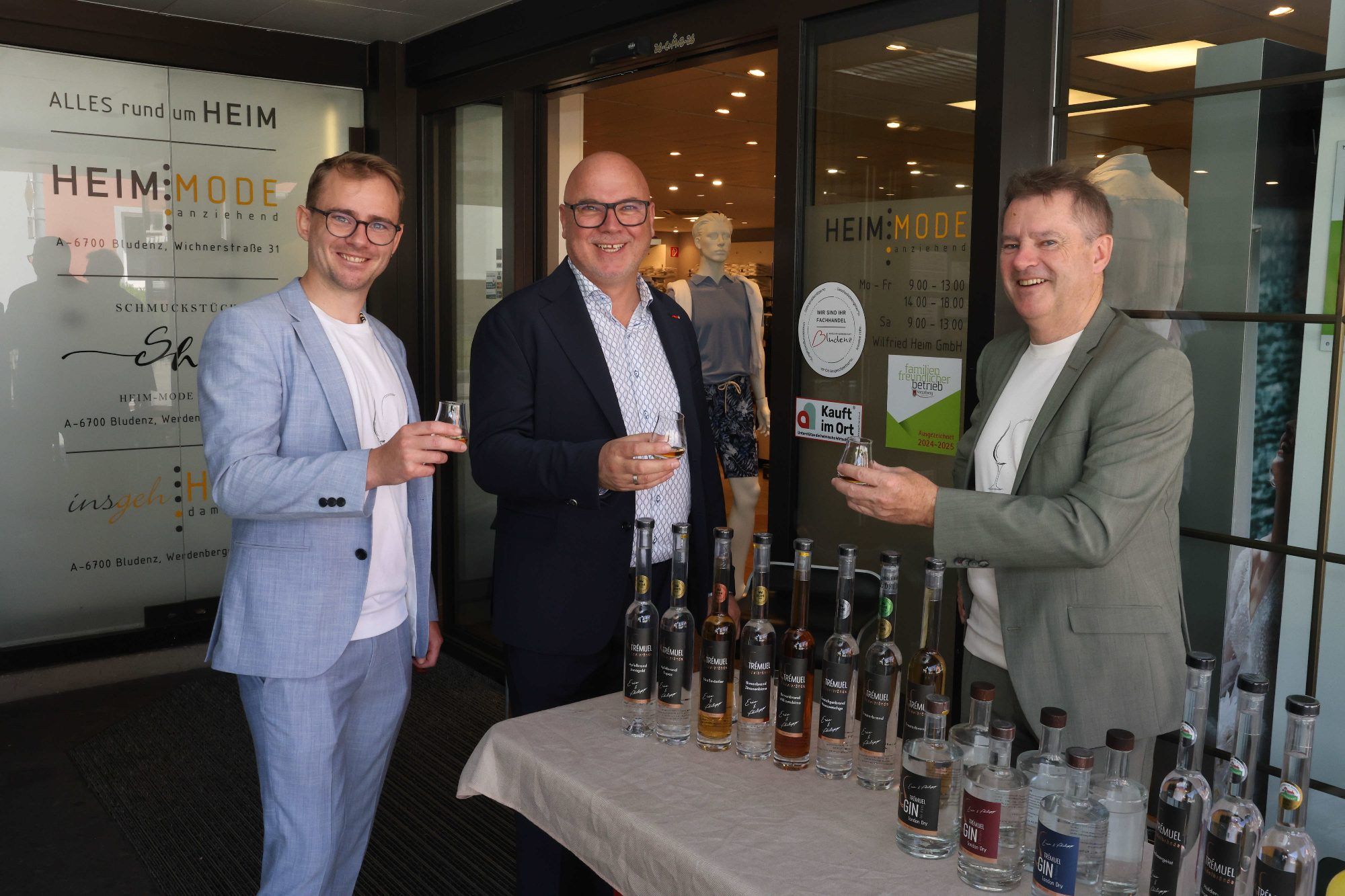 Philipp Tremuel, Wilfried Heim und Eric Tremuel.