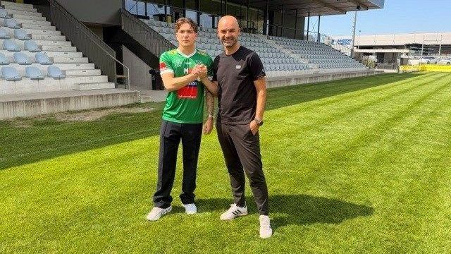 Fabio Kristo (l.) will sich in Lauterach mit Vater Ivan Kristo gut präsentieren. VEREIN