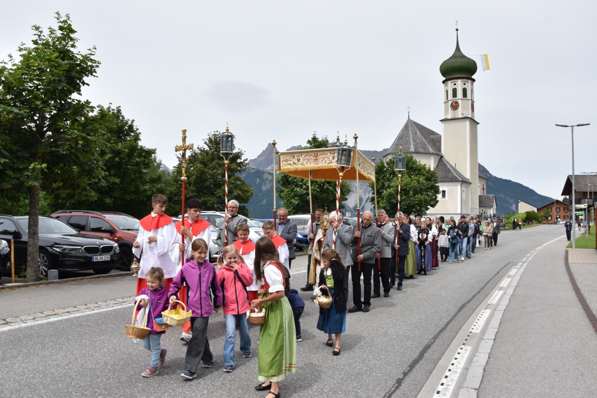 Fronleichnamsprozession am Bartholomäberg