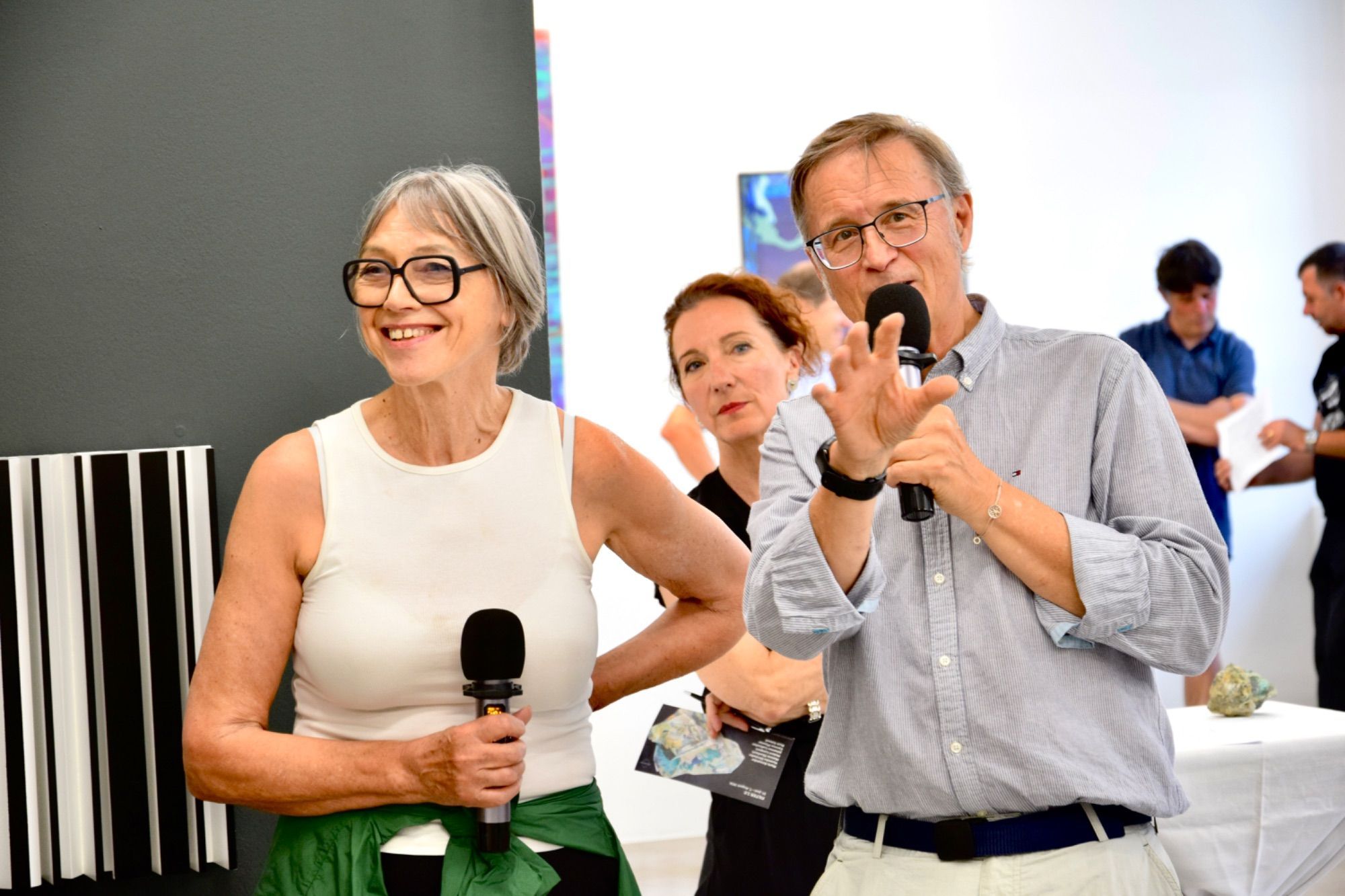 Carmen Pfanner, Dagmar Lang und Roland Haas