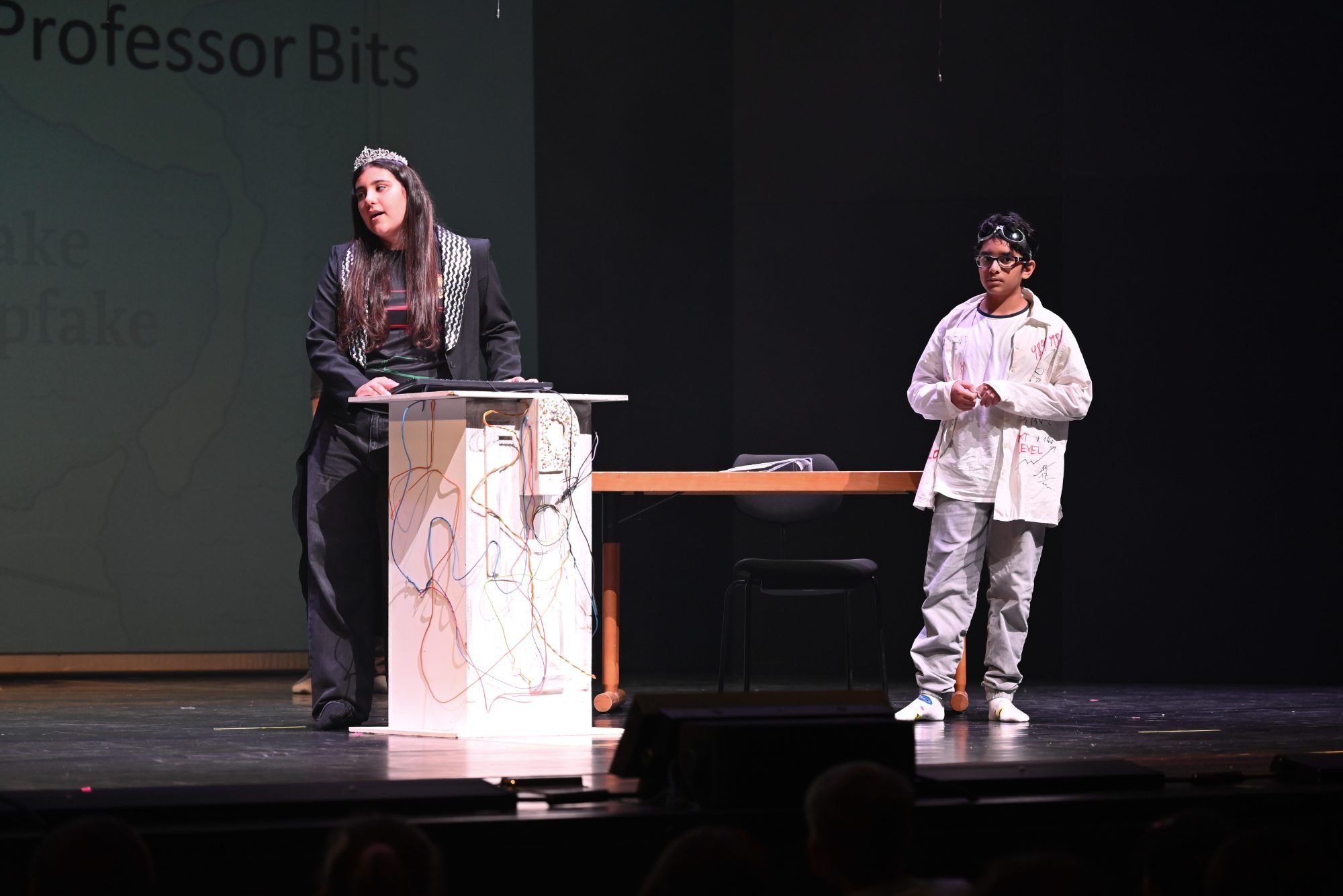 Die Schüler von der Mittelschule Bergmannstraße entführten die Zuhörer nach Digitalien.