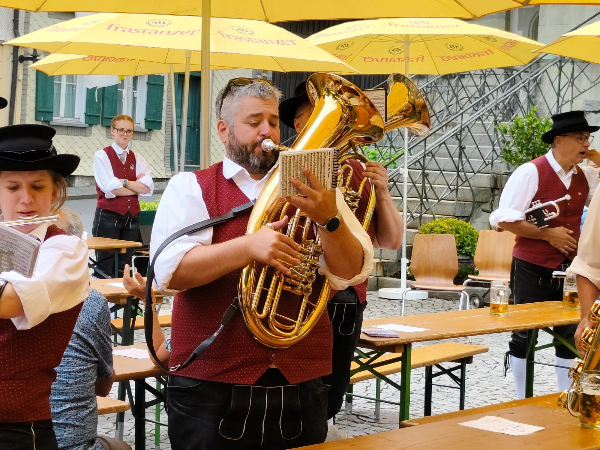 Von den Gablonzer Perlen bis zum Rainer Marsch wurde fröhlich aufgespielt.
