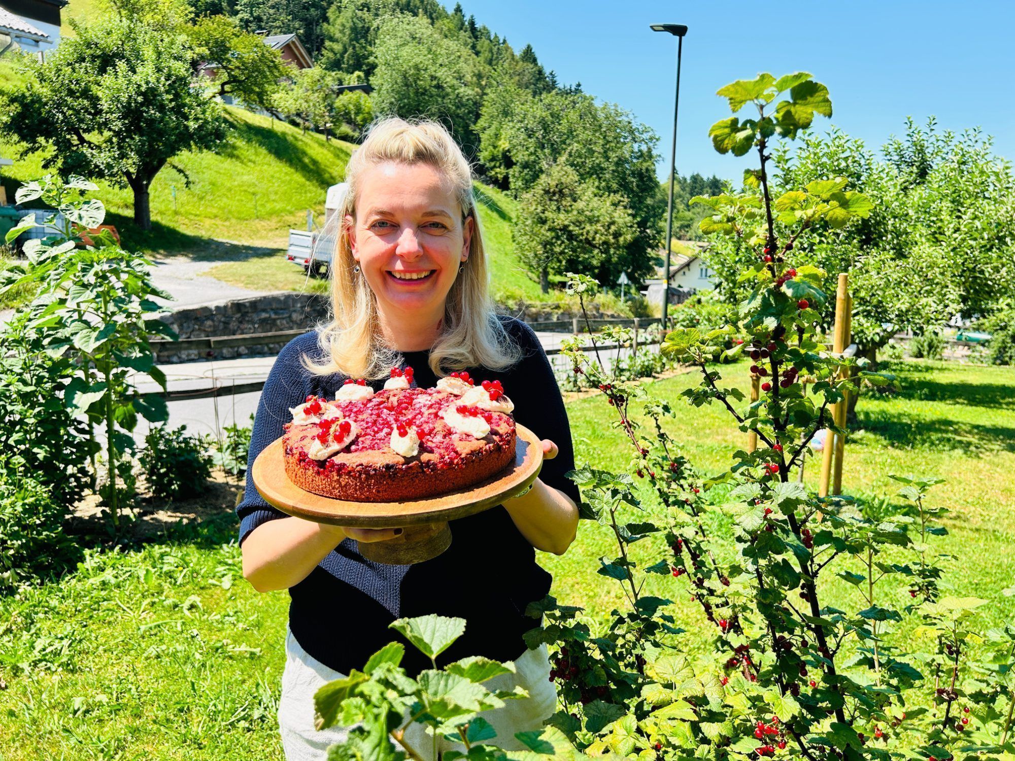 Schoko-Johannisbeer-Kuchen