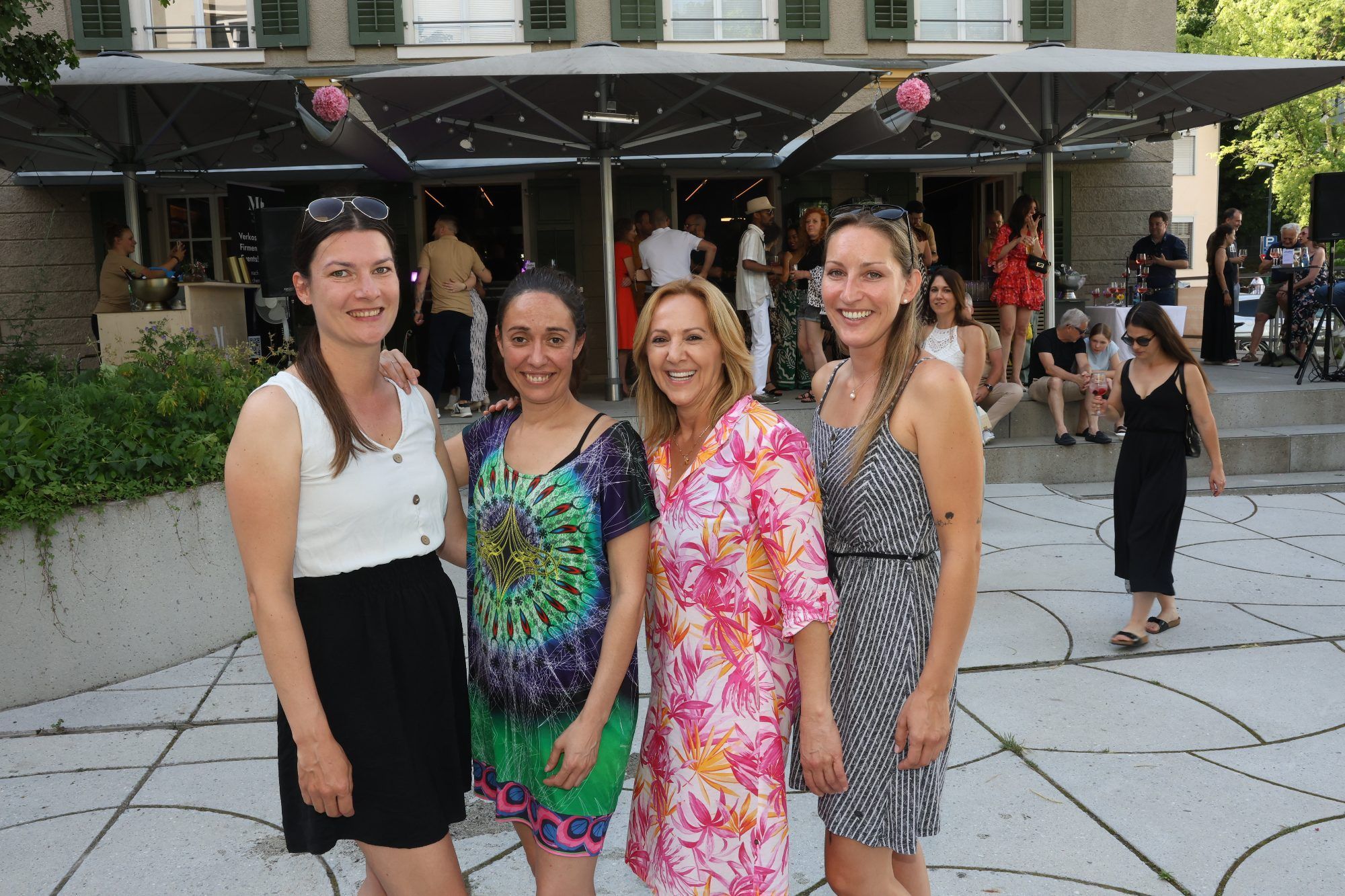 Susi Helbock, Lara Kortleitner, Veronique Gassner und Lisa Fetz.