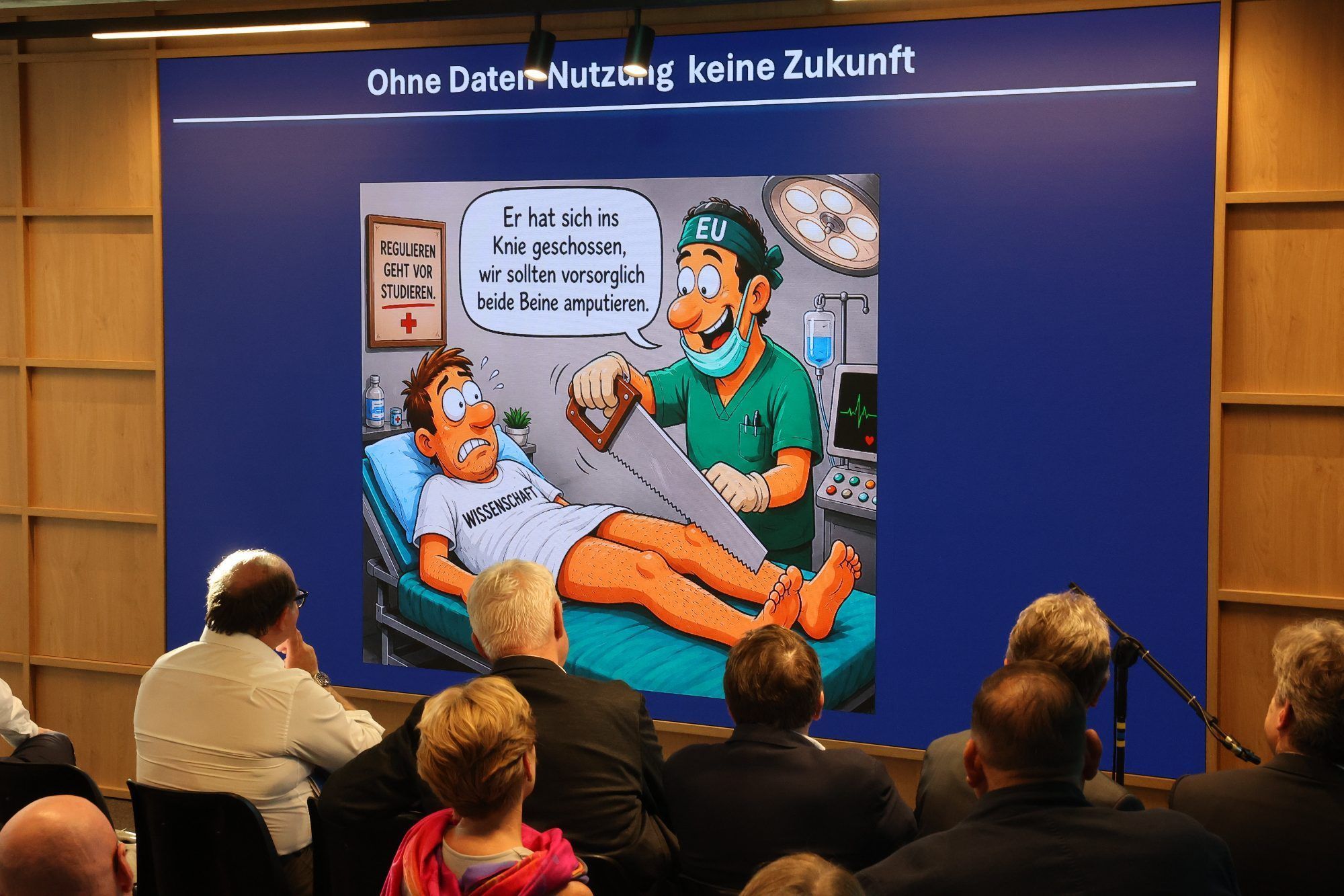 Warnung vor Überregulierung.