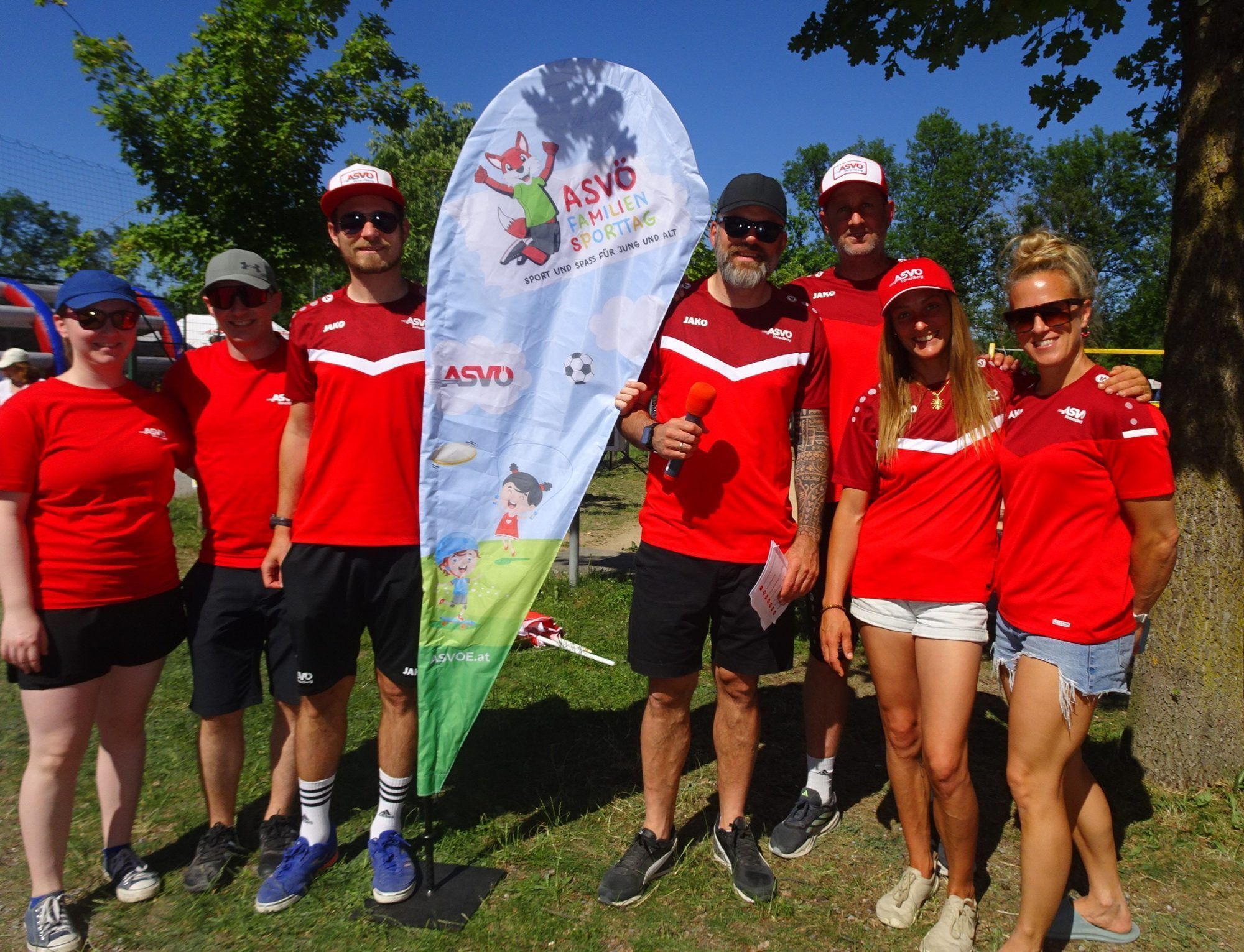 Das Organisations-Team freute sich über einen mehr als gelungenen ASVÖ-Familiesporttag mit knapp 500 Kindern, die heuer mitmachten. 