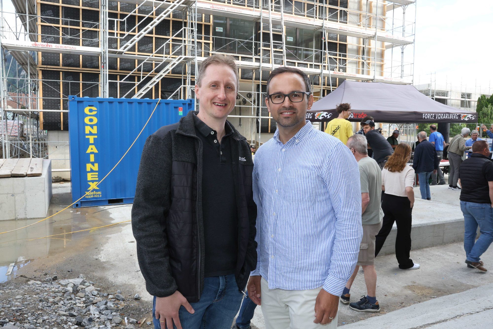 Michael Kronreif und Florim Laurentin Drozd.