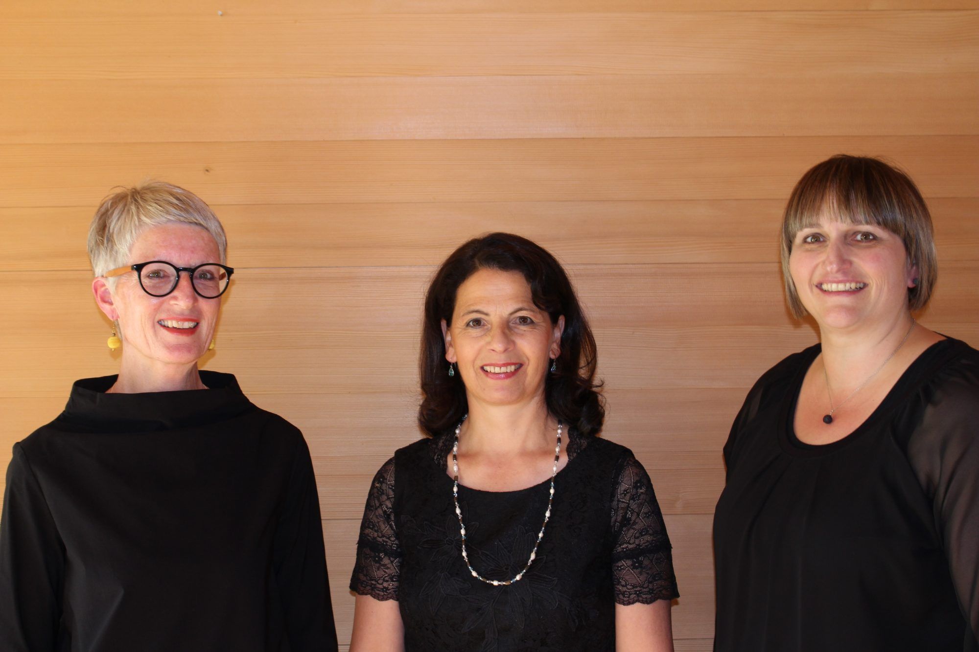 Vokalensemble „frauentonArt“: Doris Dall‘ Armi, Waltraud Eberle und Brigitte Nenning.