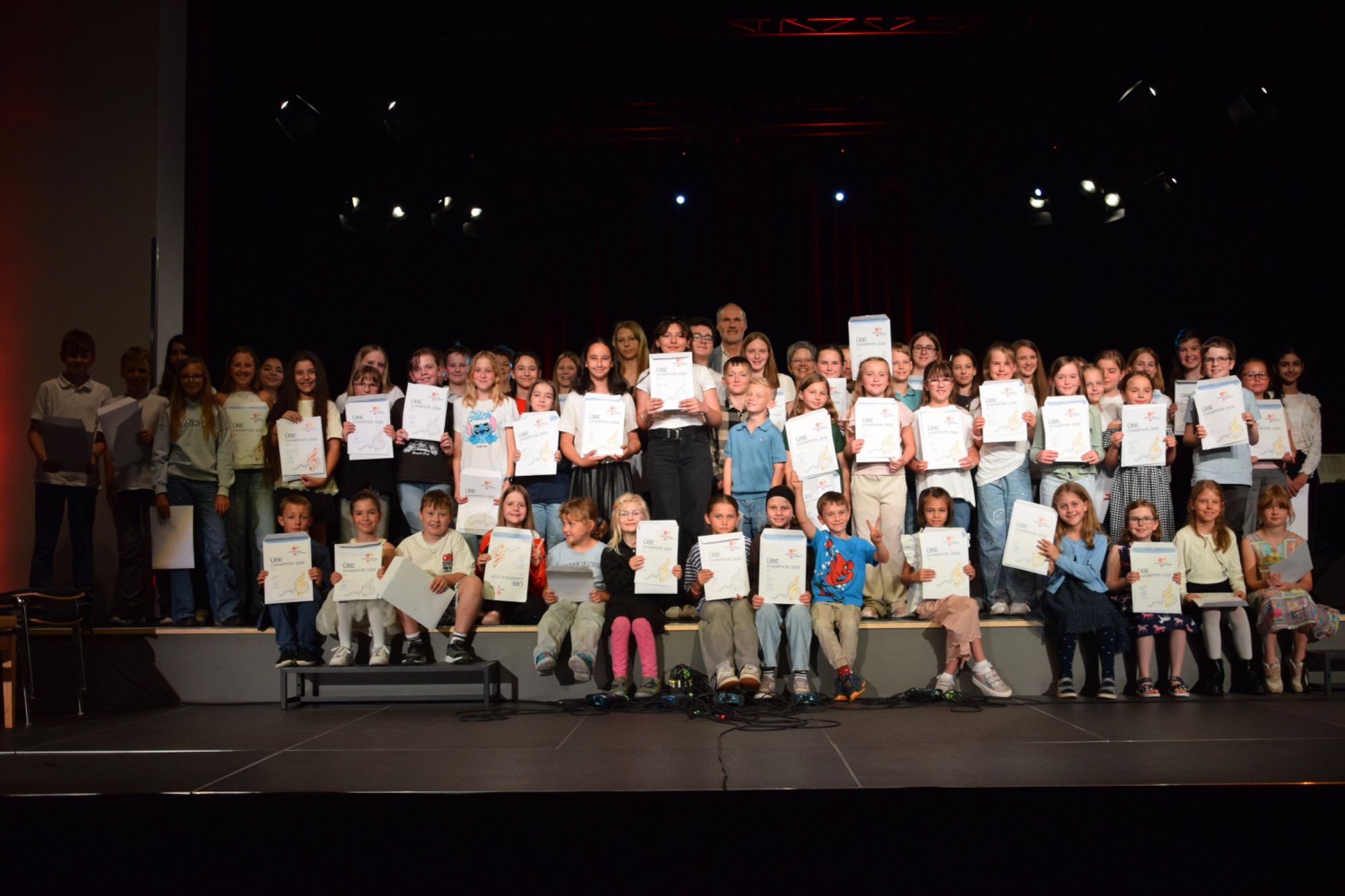 Die Teilnehmenden an der Übe-Challenge der Städtischen Musikschule Bludenz