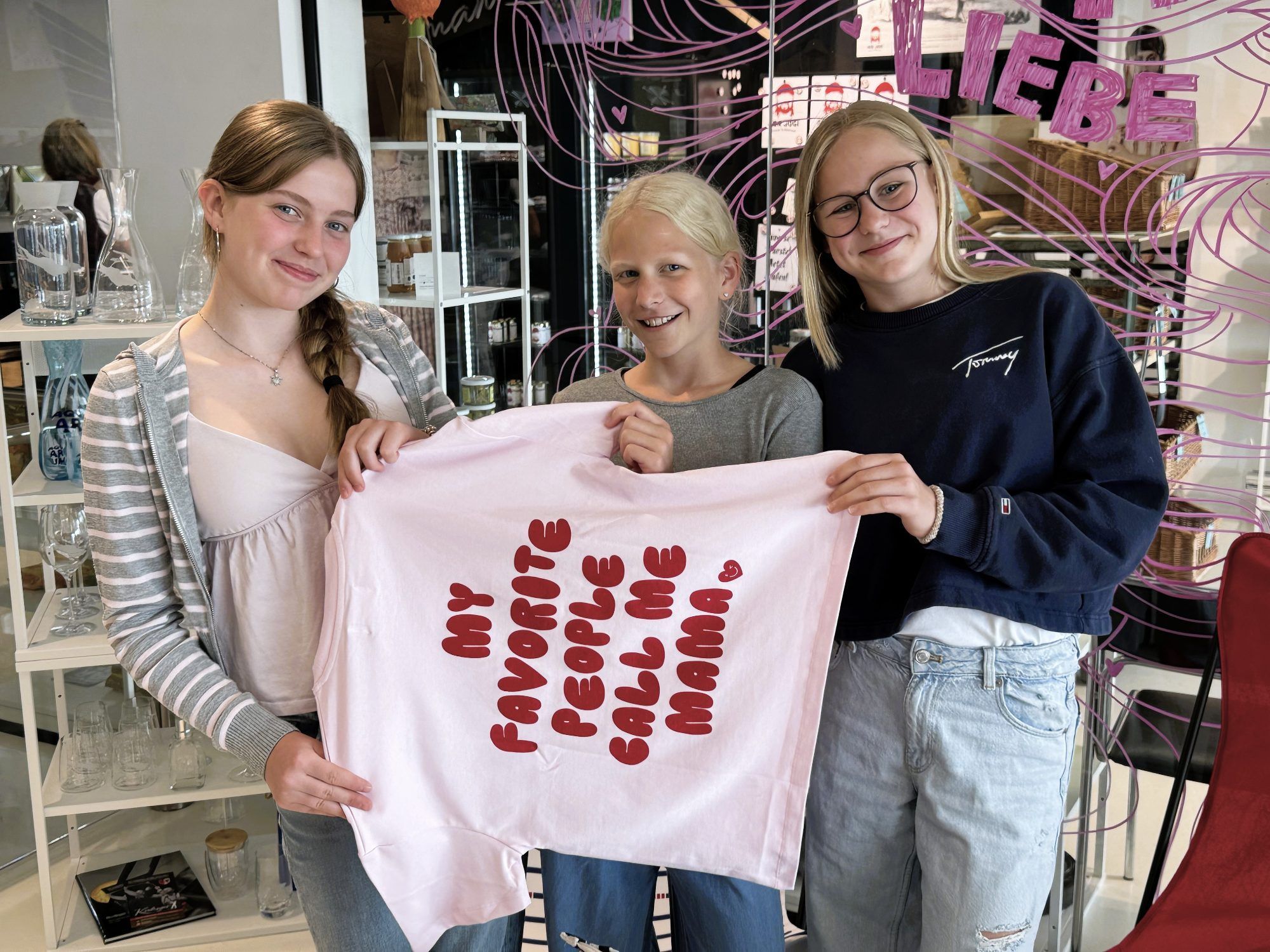 Maximilia, Carlina und Florentina hatten viel Spaß.