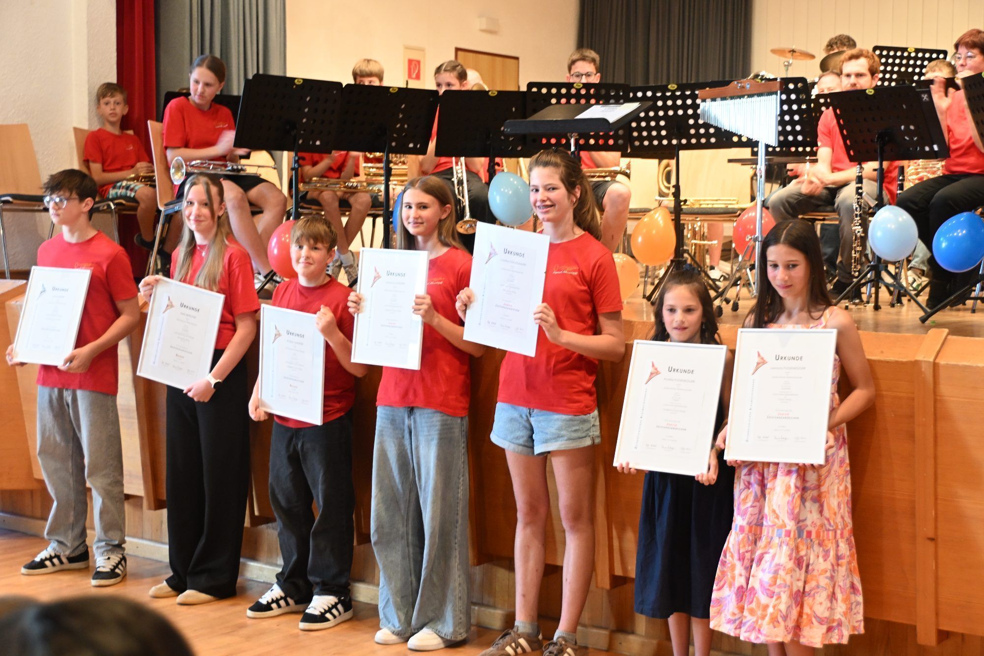 ausgezeichneter Nachwuchs beim Musikverein Alberschwende