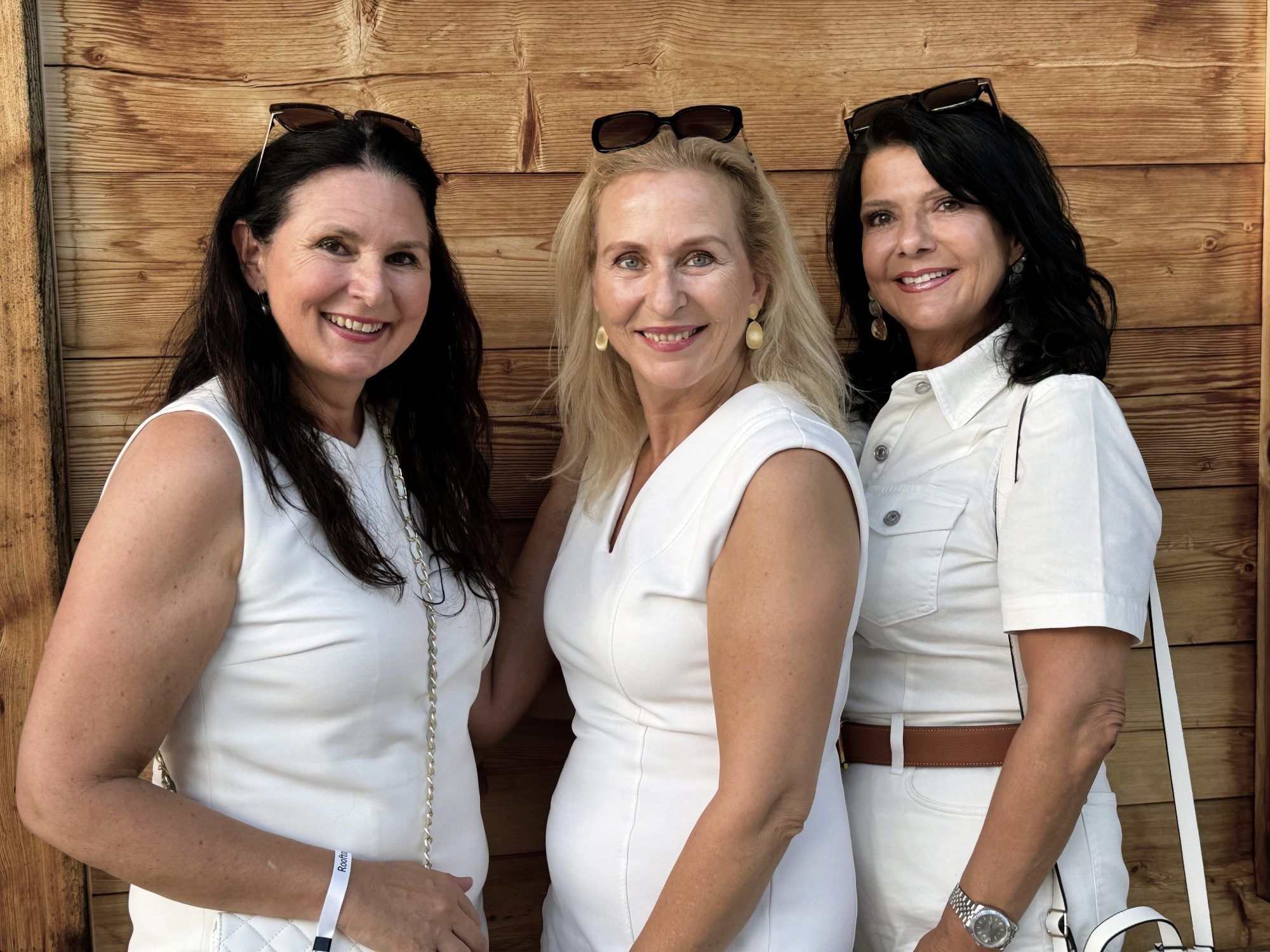 Die Nonos Franziska und Mercedes Welte mit Karin Barbisch.