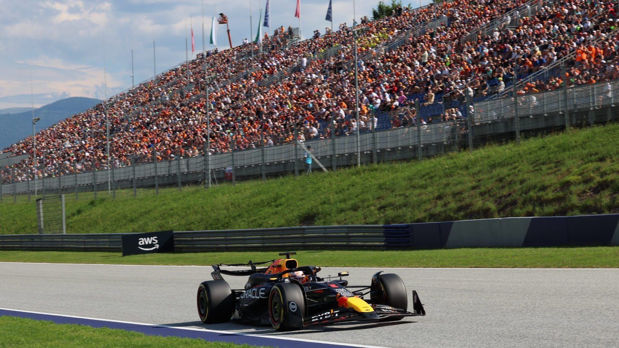 Jos Verstappen im Red Bull konnte in Spielberg viermal gewinnen ©Manfred Noger