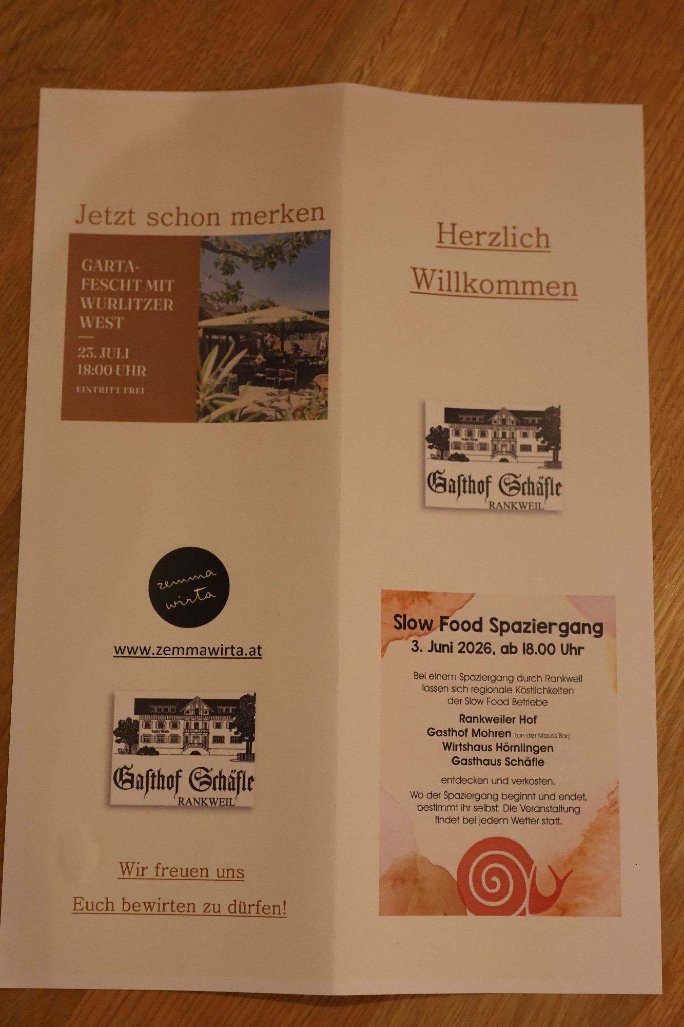 Vier Slow Food-Betriebe, viele Genüsse.