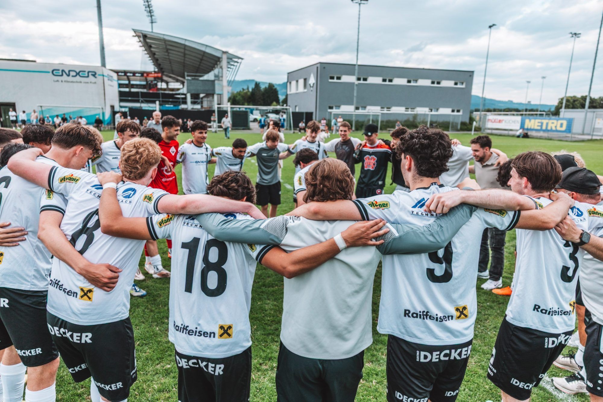 Großer Jubel beim Future Team von Altach.