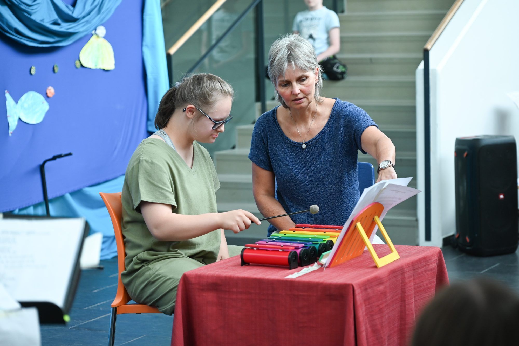 Gemeinsames Musizieren und zeigen, was man alles gelernt hat, stand im Mittelpunkt des Musikfestes am SPZ.
