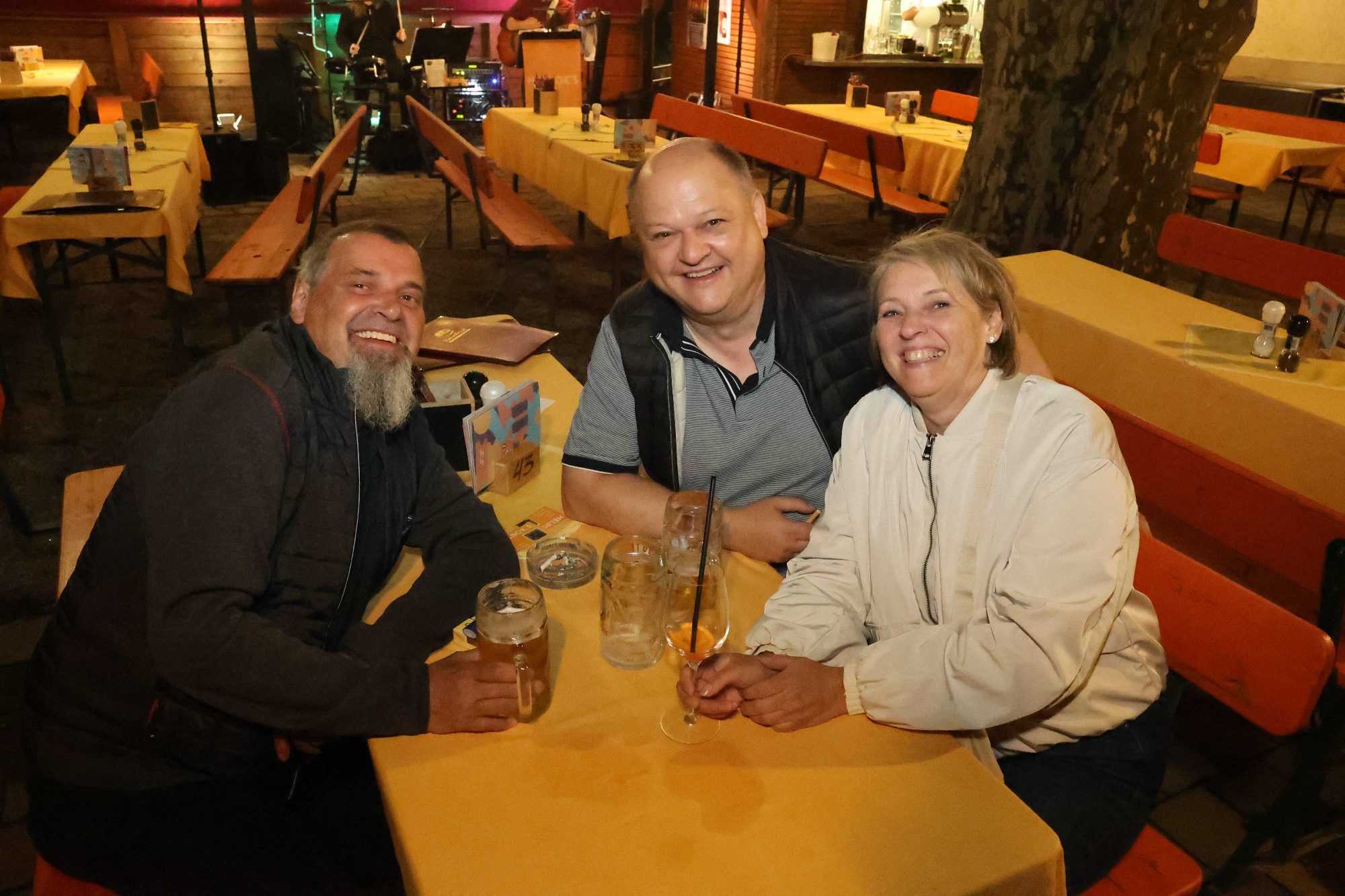 Herbert Baratto, Steuerberater Michael Goldner und Petra Gstach.
