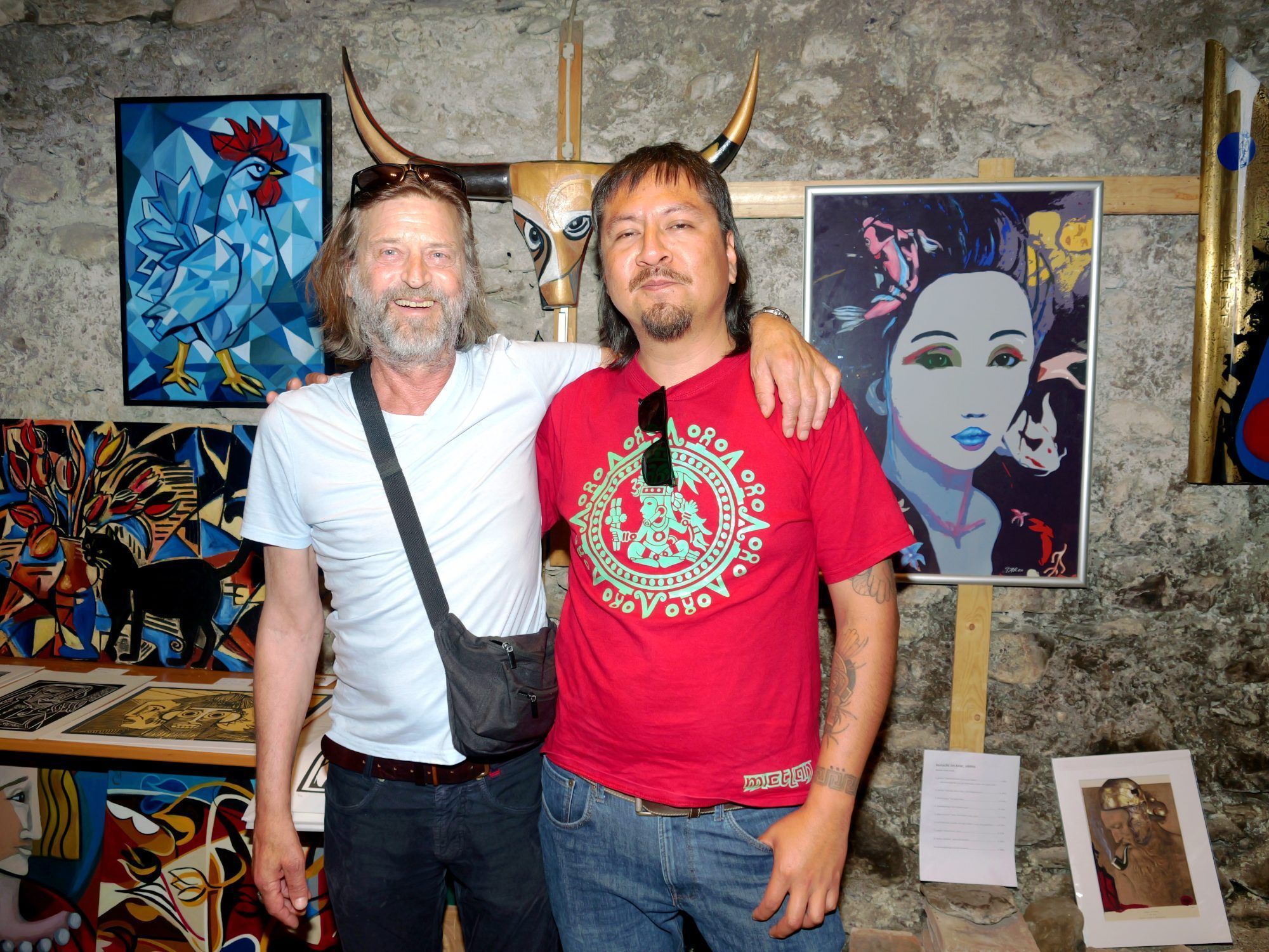 Thomas Anton Rauch und Soni Rodriguez teilten sich einen Ausstellungsraum im Schlössle-Keller.