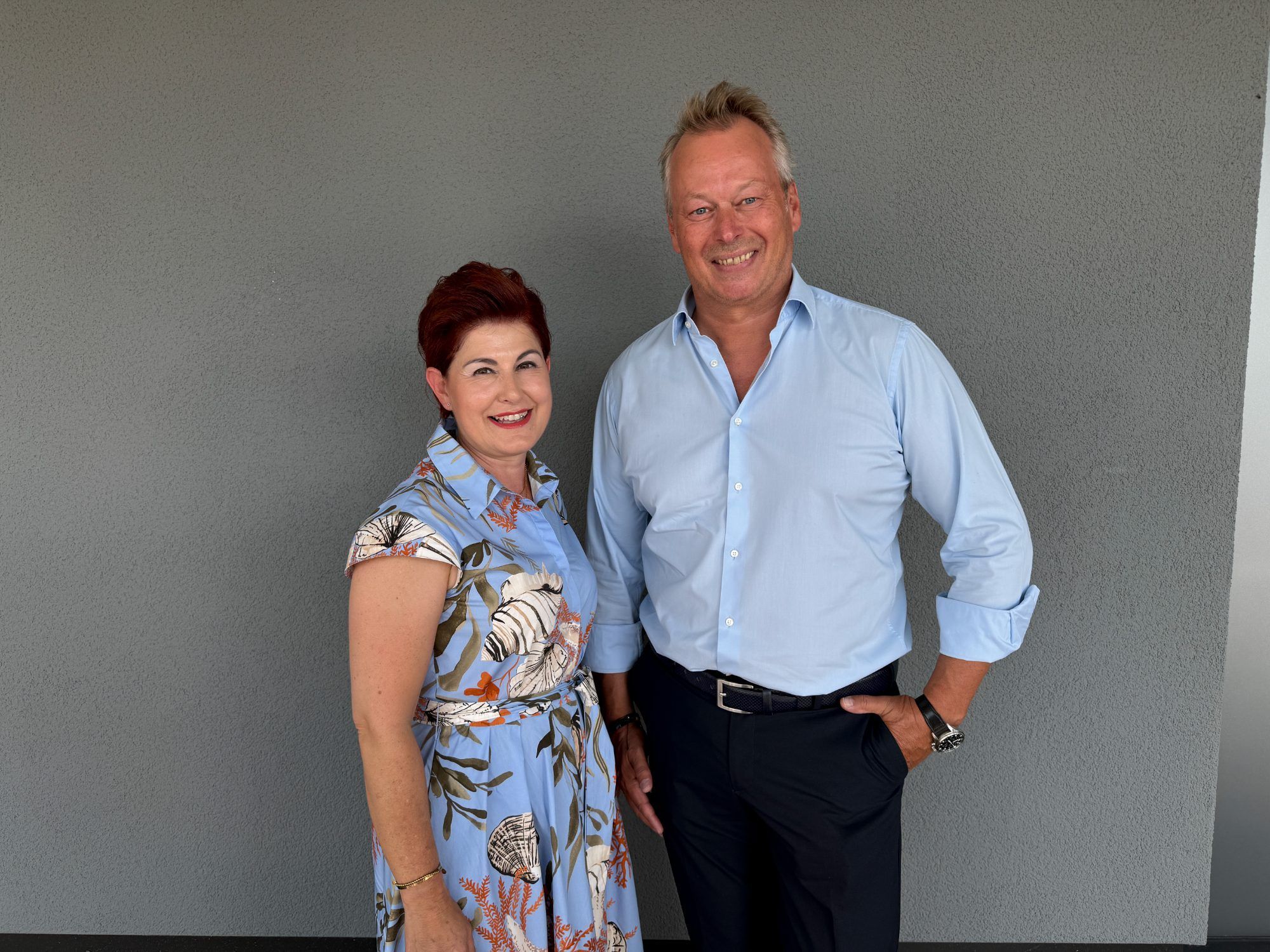 Susanne Paterno (Bürowelt) im Gespräch mit Christof Wirth (Zech Kies)