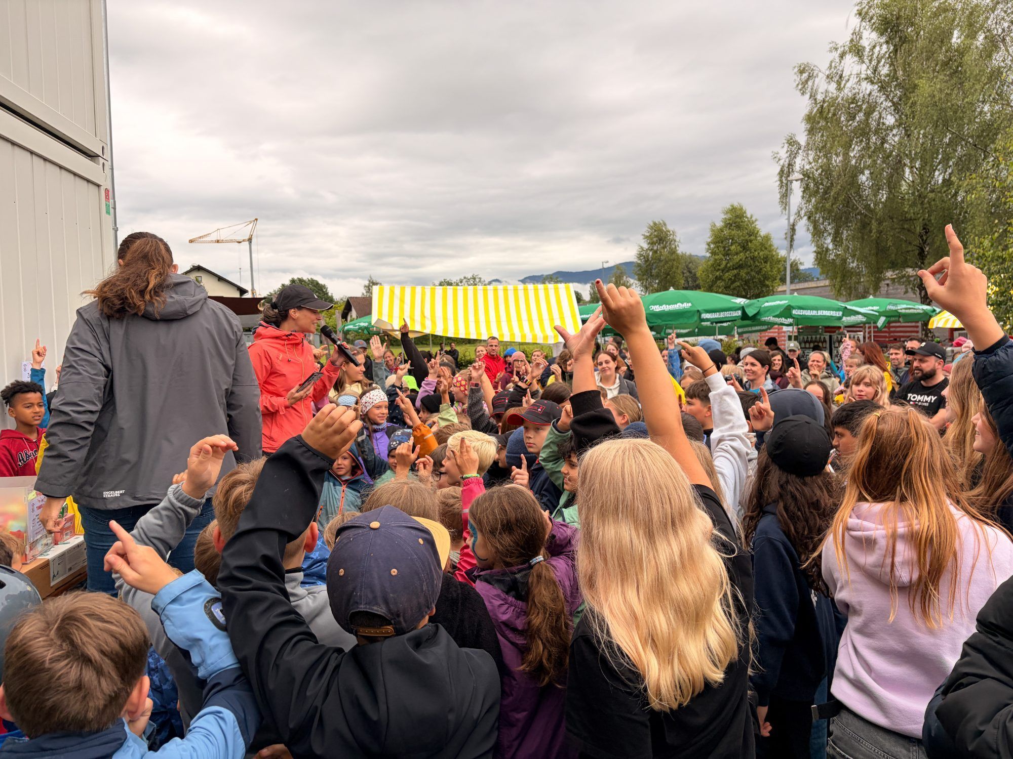 Die Tombola-Verlosung war die Hauptattraktion.