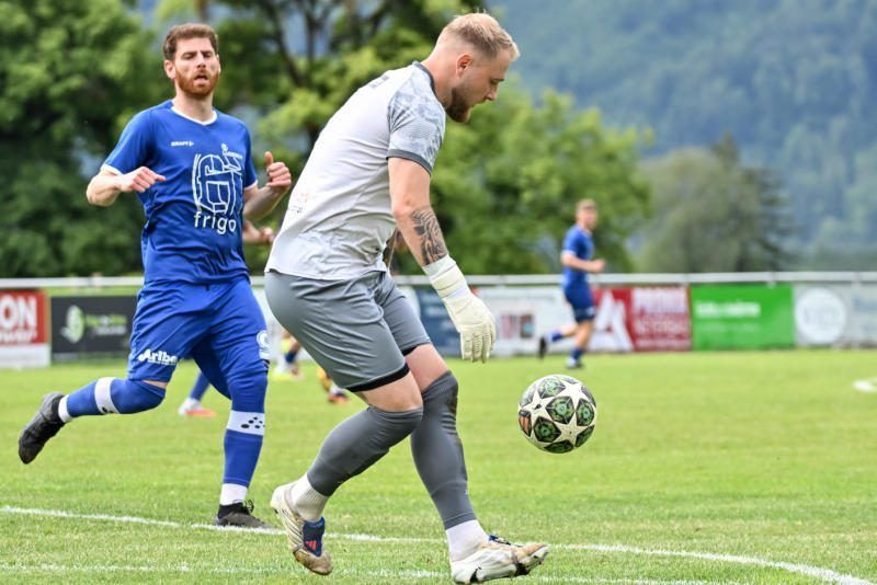 Fünf Gegentore kassierte Nenzing Goalie Andre Breitfuß, aber er konnte keines halten.
