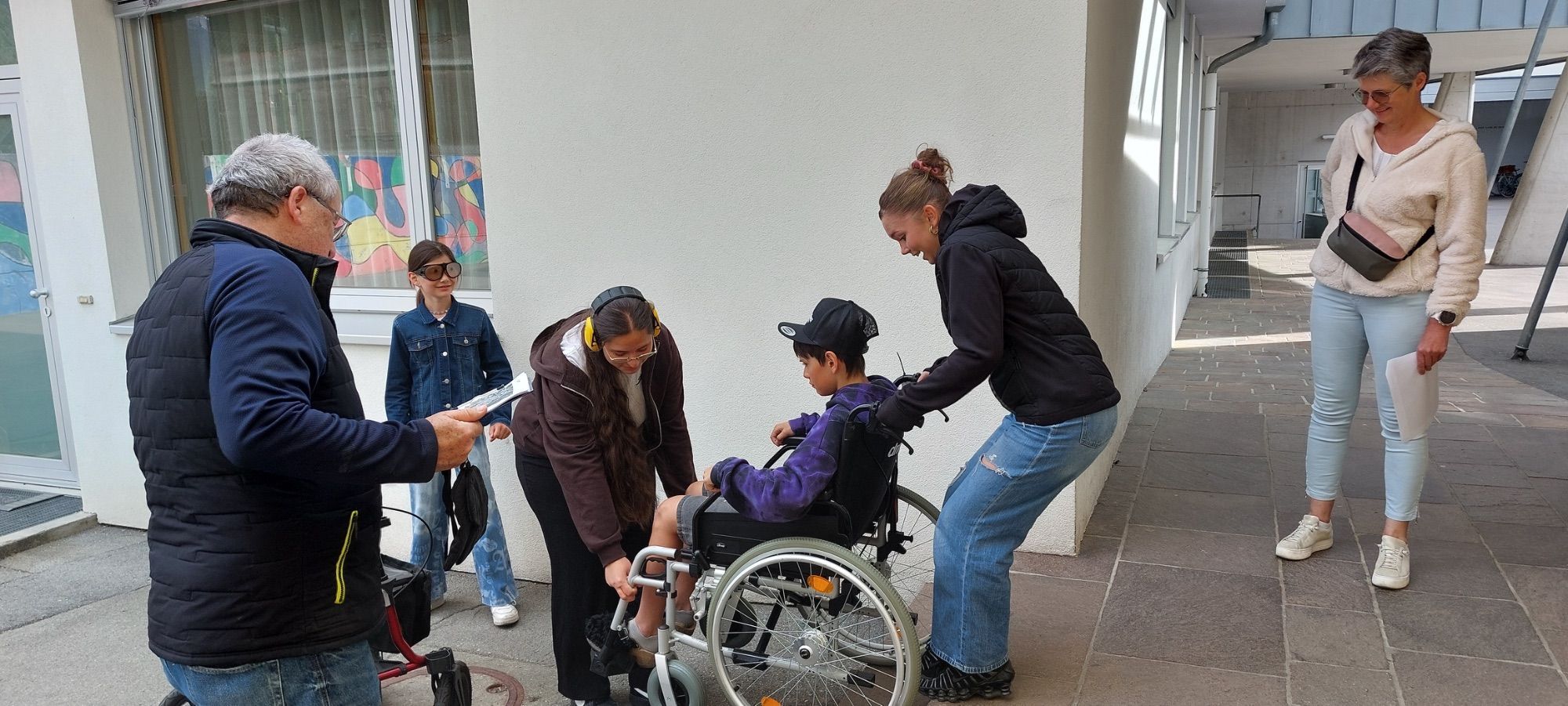 Hilfestellung war oft notwendig