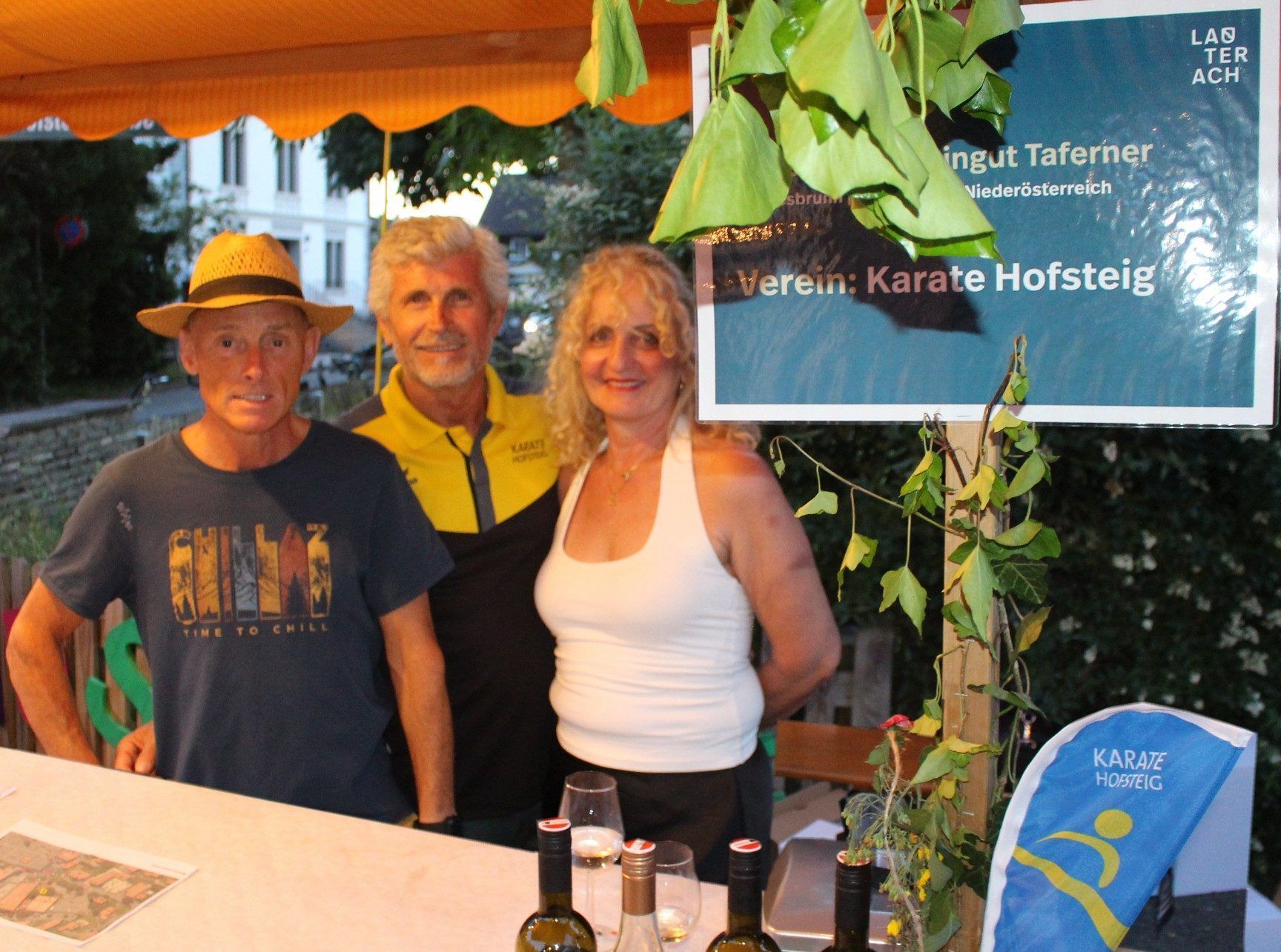 Auch der Karateklub hatte einen Stand übernommen.