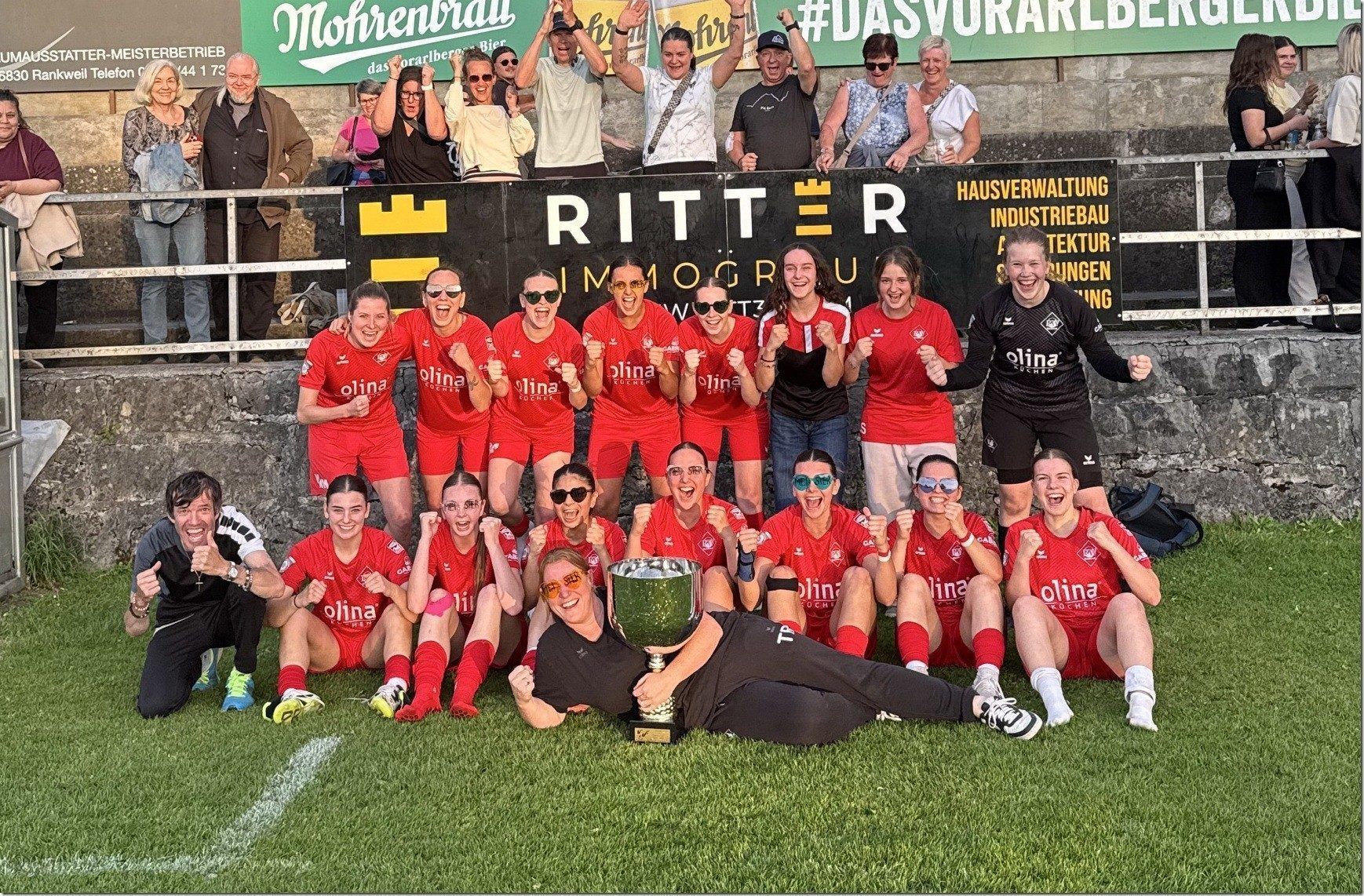 Würdiger Meister der Frauen Landesliga: RW Rankweil 1b. LARA JANSEN