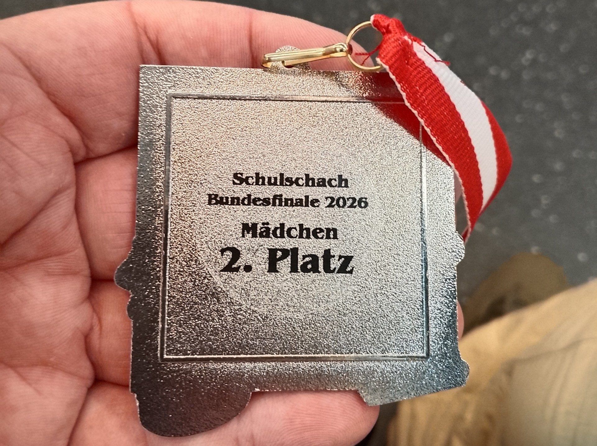 In ewiger Erinnerung: Platz zwei im Schach für MMS Götzis.