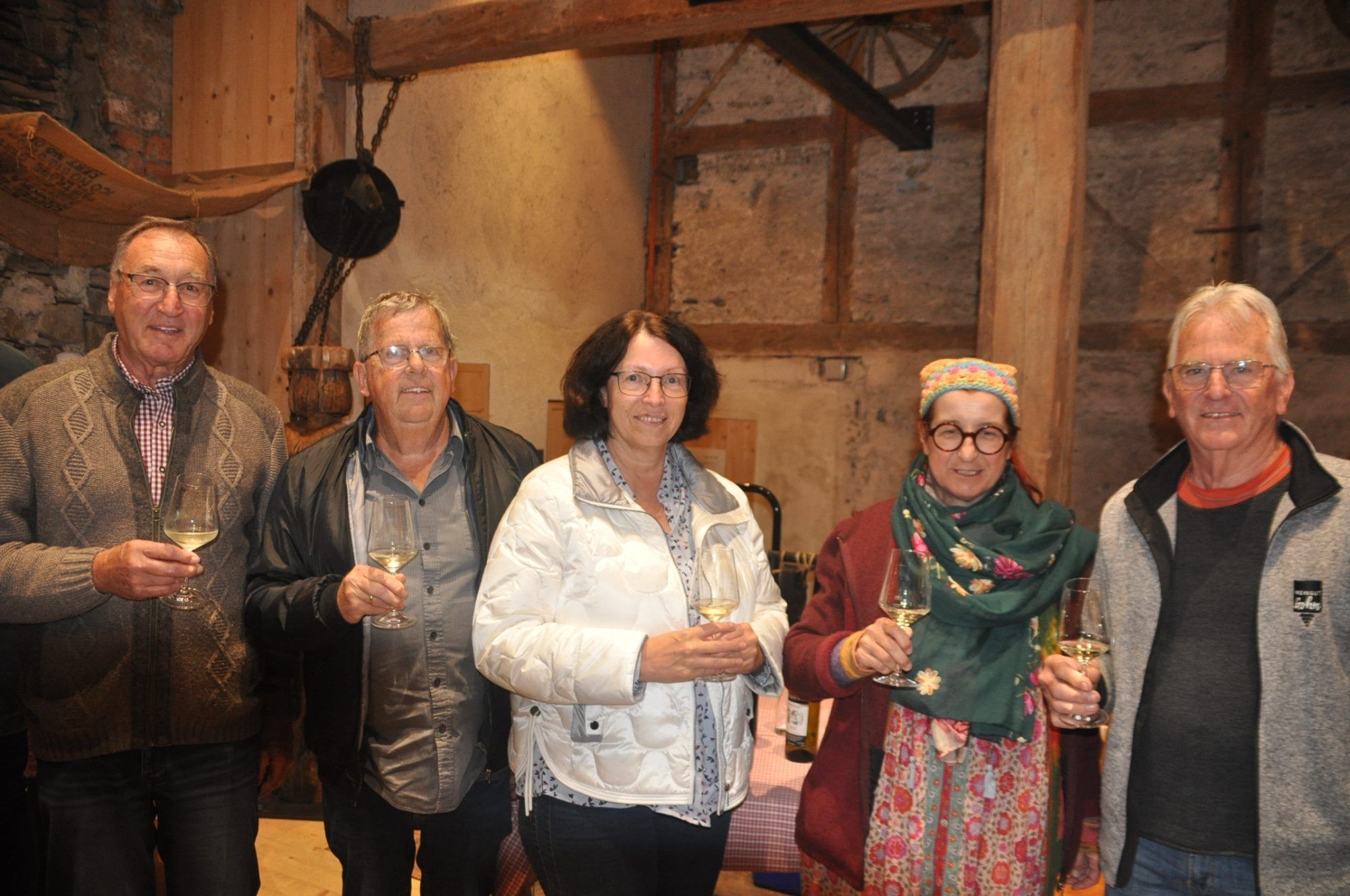 v.li: Raimund Dünser, Dietmar Gohm, Bmi Alexandra Schalegg, Herta Glück, Robert Gohm