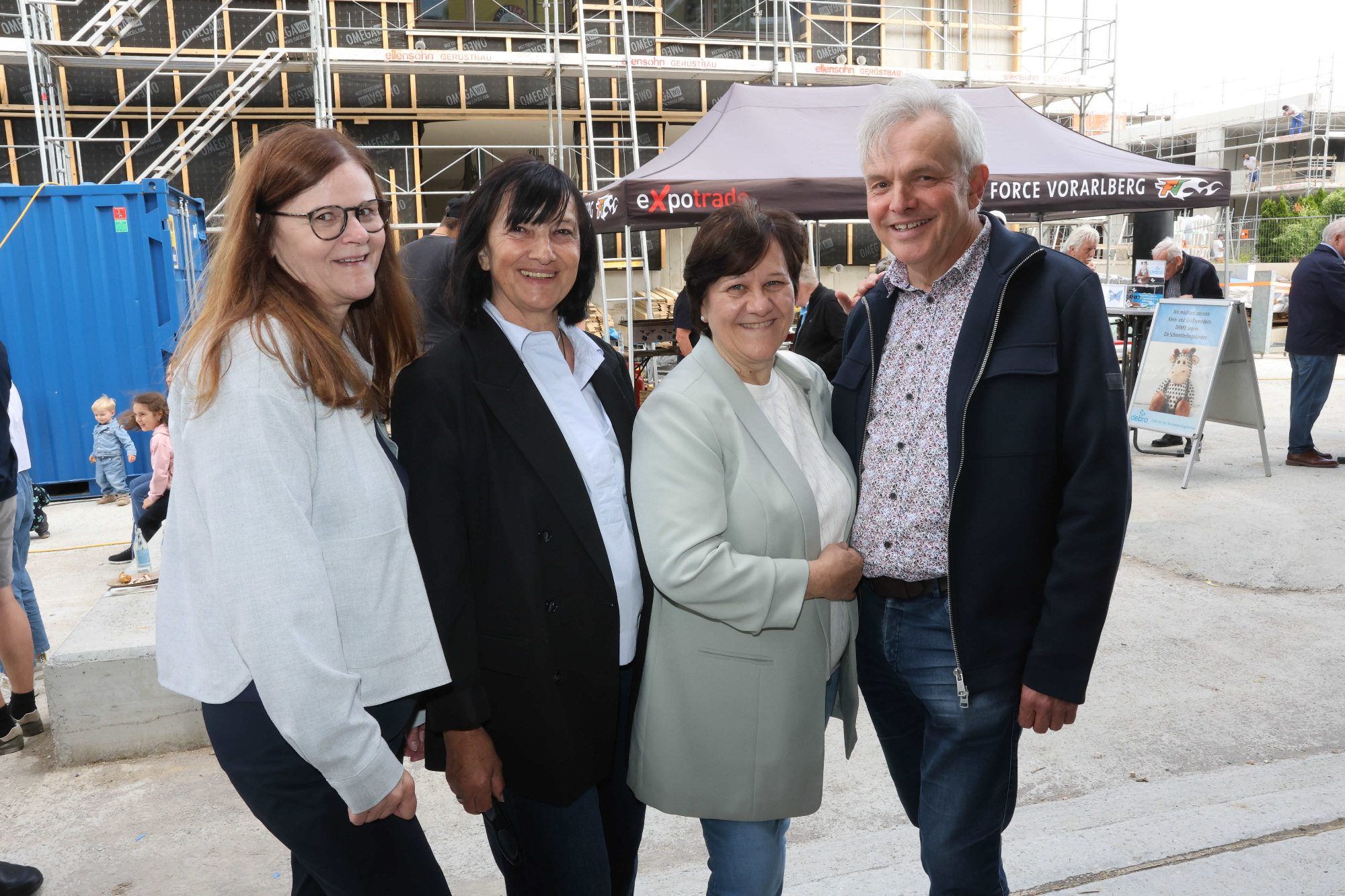 Carmen Heinzle, Doris Gstöhl, Andrea und Herbert Lenz (