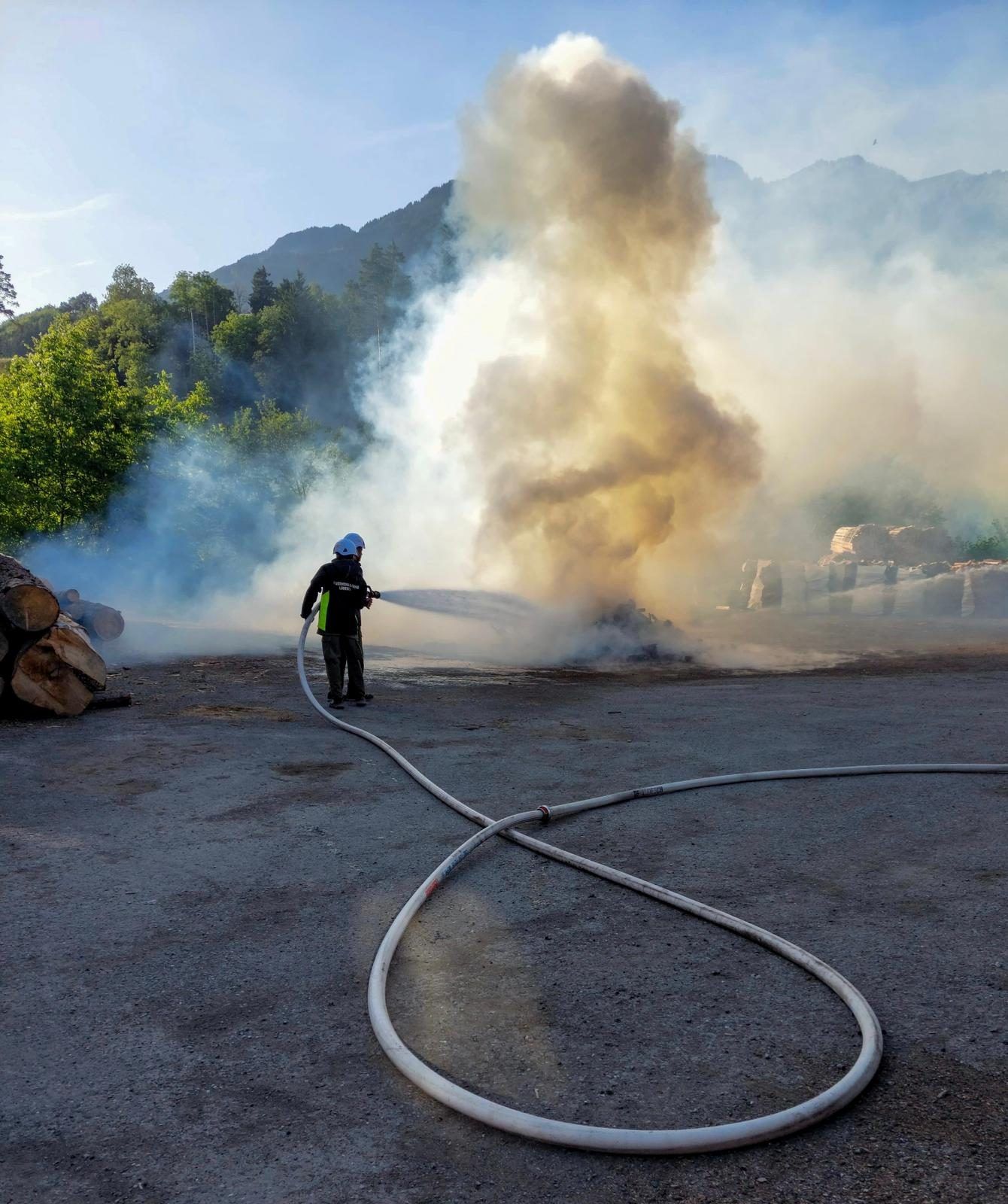 Gezielte Brandbekämpfung